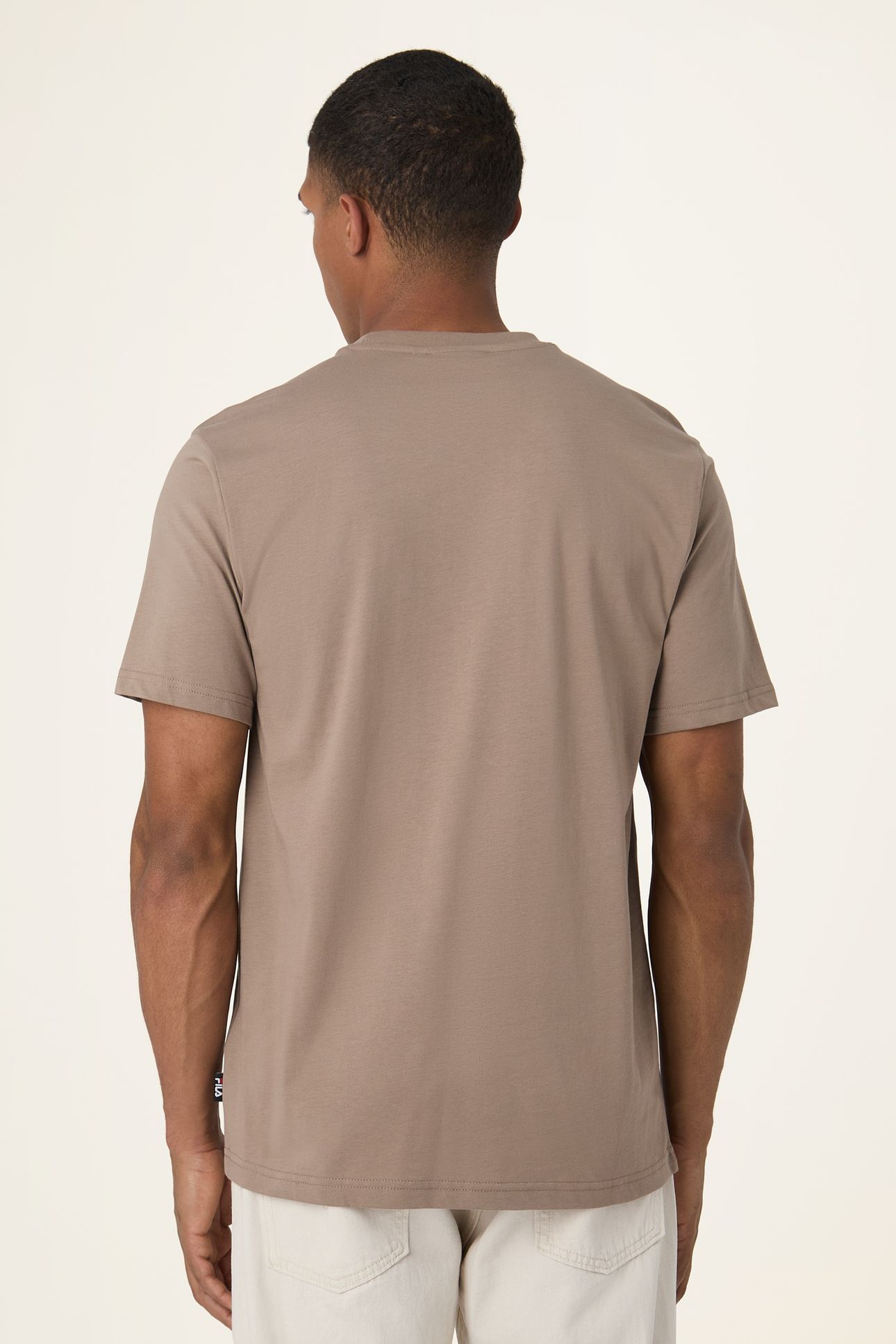 UNISEX VALSERA REGULAR LOGO T-SHIRT TAUPE GRAY 3