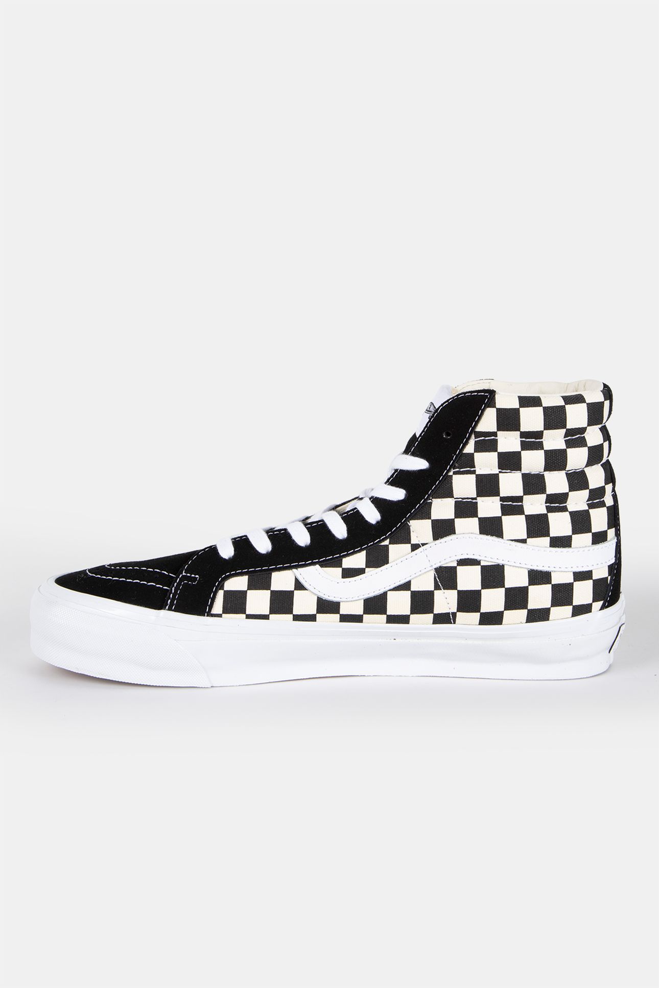 UNISEX LX SK8-HI REISSUE 38 CHECKERBOARD BLACK/OFF WHITE 2