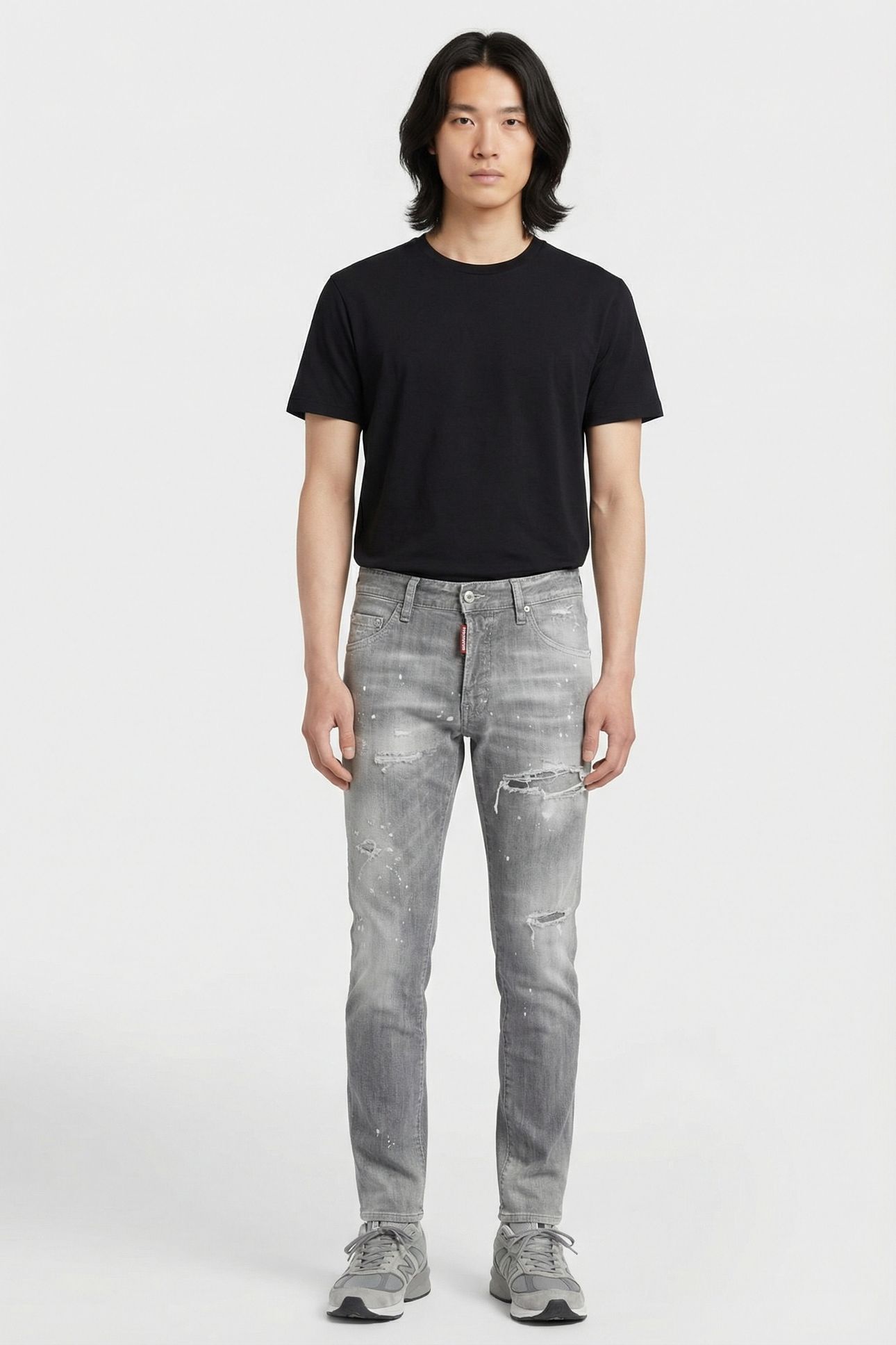 JEANS 5 POCKETS GREY 1