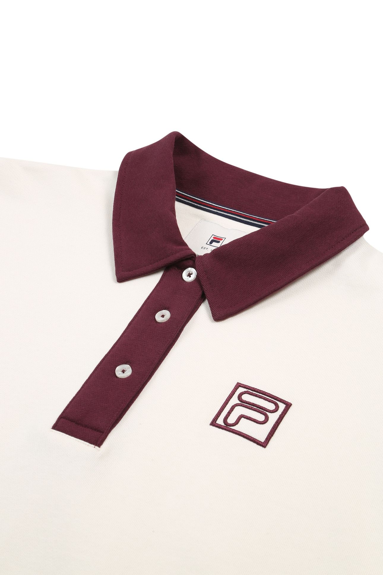 LAGRIO LOOSE POLO SWEATSHIRT EGRET-FIG 7