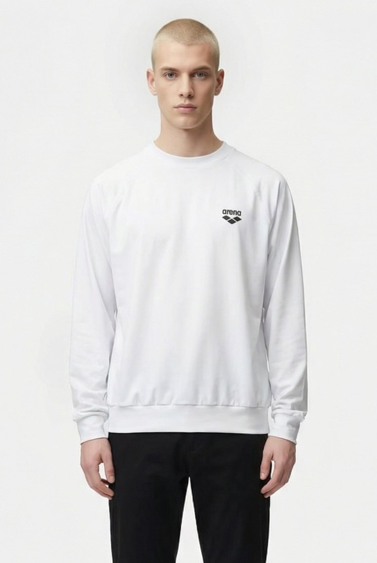 MEN'S CREW SWEAT MPH WHITE 1