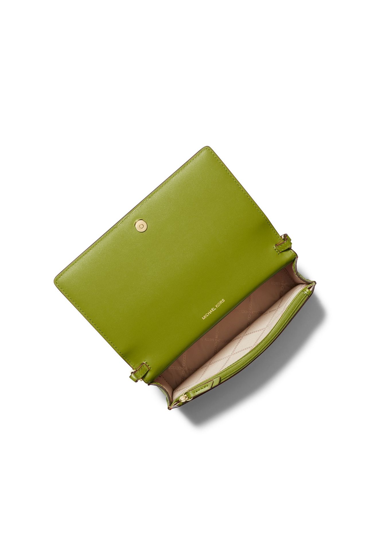 MEDIUM FLAP CROSSBODY BAG MEADOW GREEN 2
