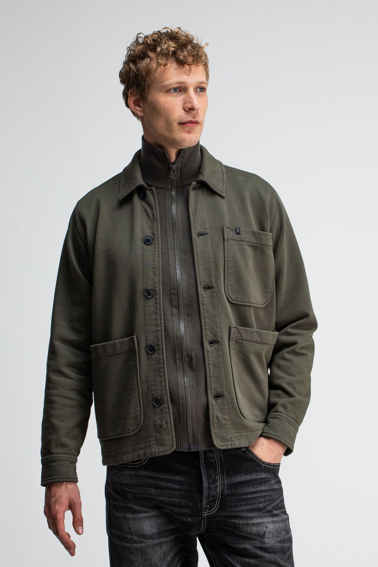 FELIX WORKER OVERSHIRT MOCHA BROWN 1