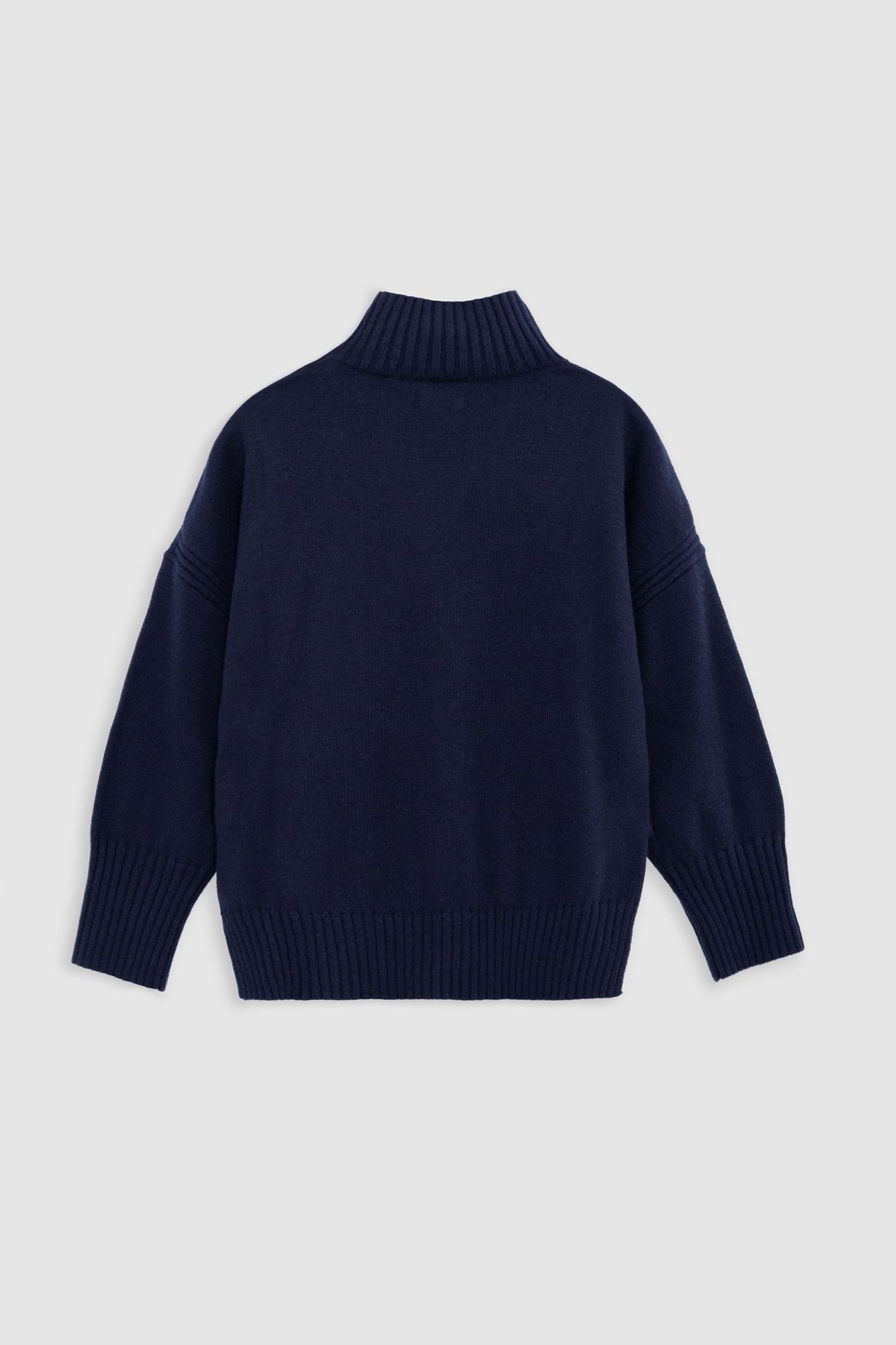 GIRL'S INTARSIA STARS NAVY KNIT SWEATER 2