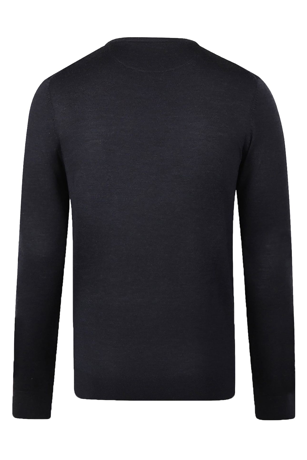 EXTRA FINE MERINO C-NECK SWEATER NAVY 2
