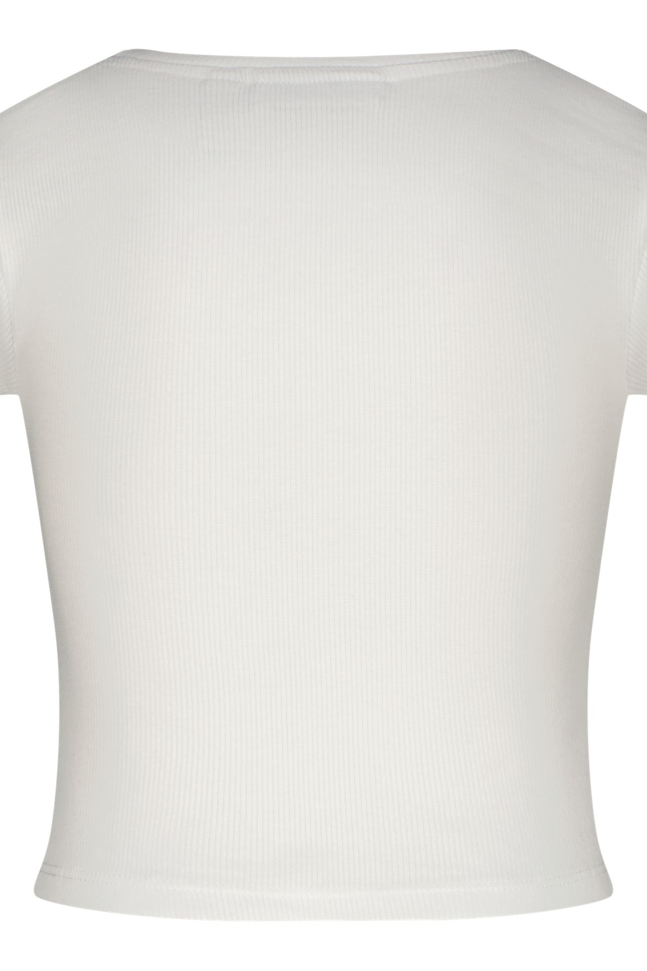 BASIC-CROP RIB TEE REAL WHITE 2