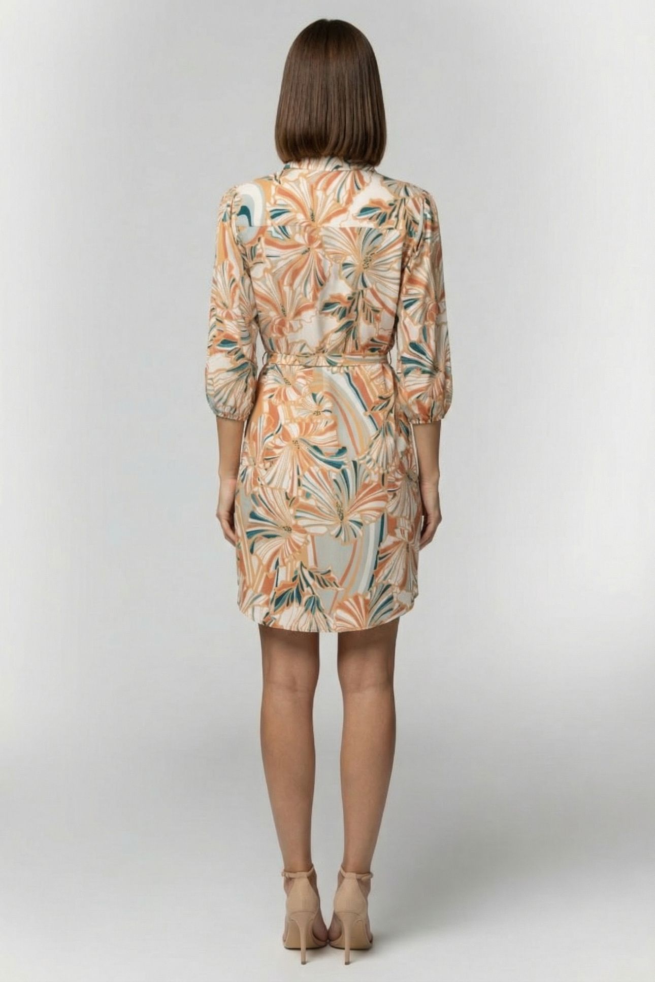 TUNIC NOELLE IN OFFWHITE WITH MARITIMO PRINT 2