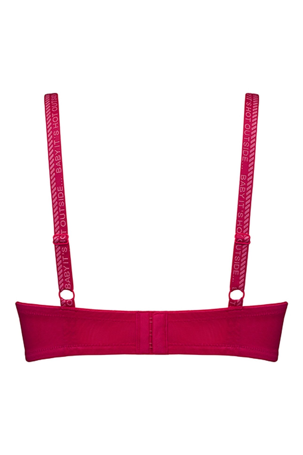 DAME DE PARIS AZALEA RED BALCONY BRA 3