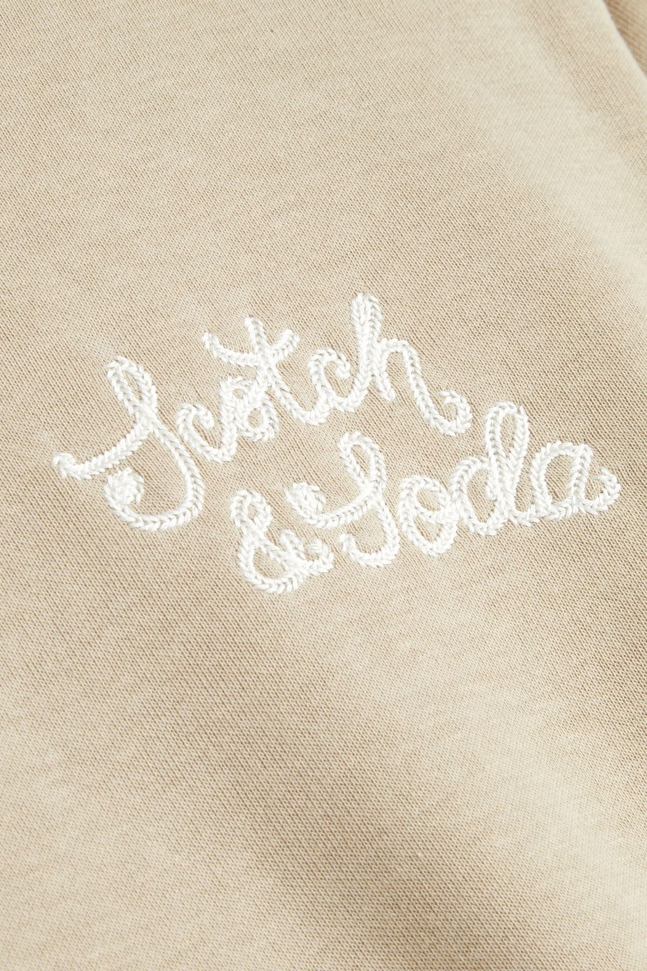 RELAXED FIT FLEECE GRAPHIC HOODIE TAUPE 9