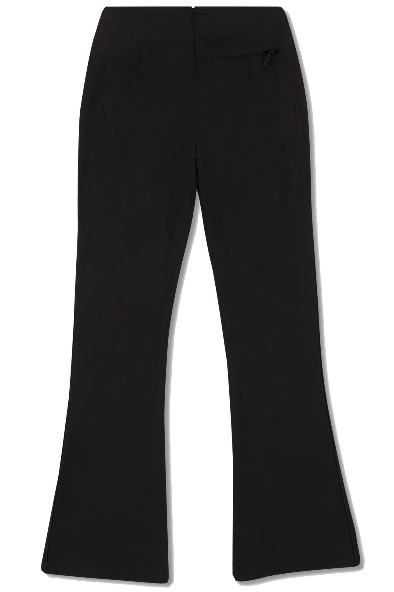 SIMONETTA FLARED 4-WAY STRETCH PANTS BLACK 4