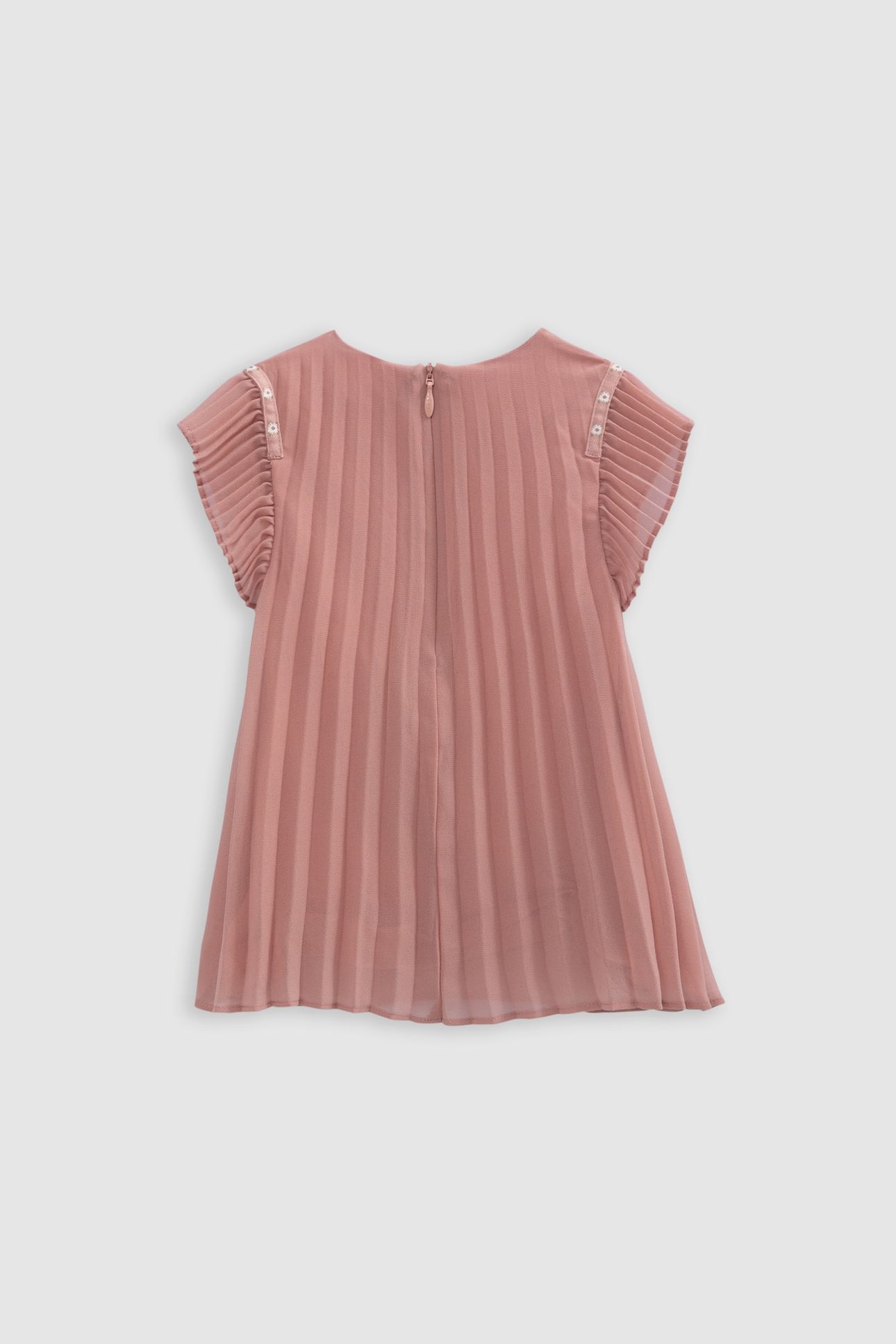 MEDIUM PINK PLEATED DRESS 2