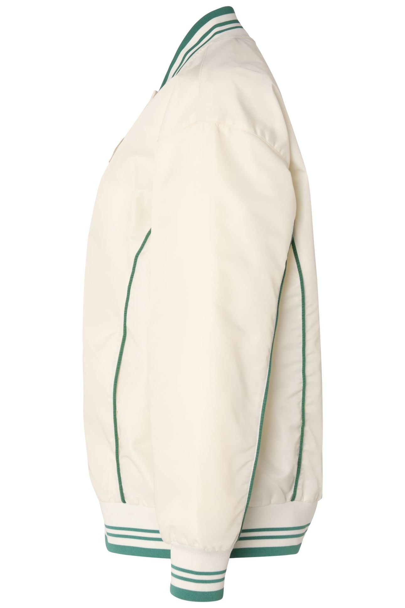 LEME OVERSIZED BASEBALL JACKET ANTIQUE WHITE 3