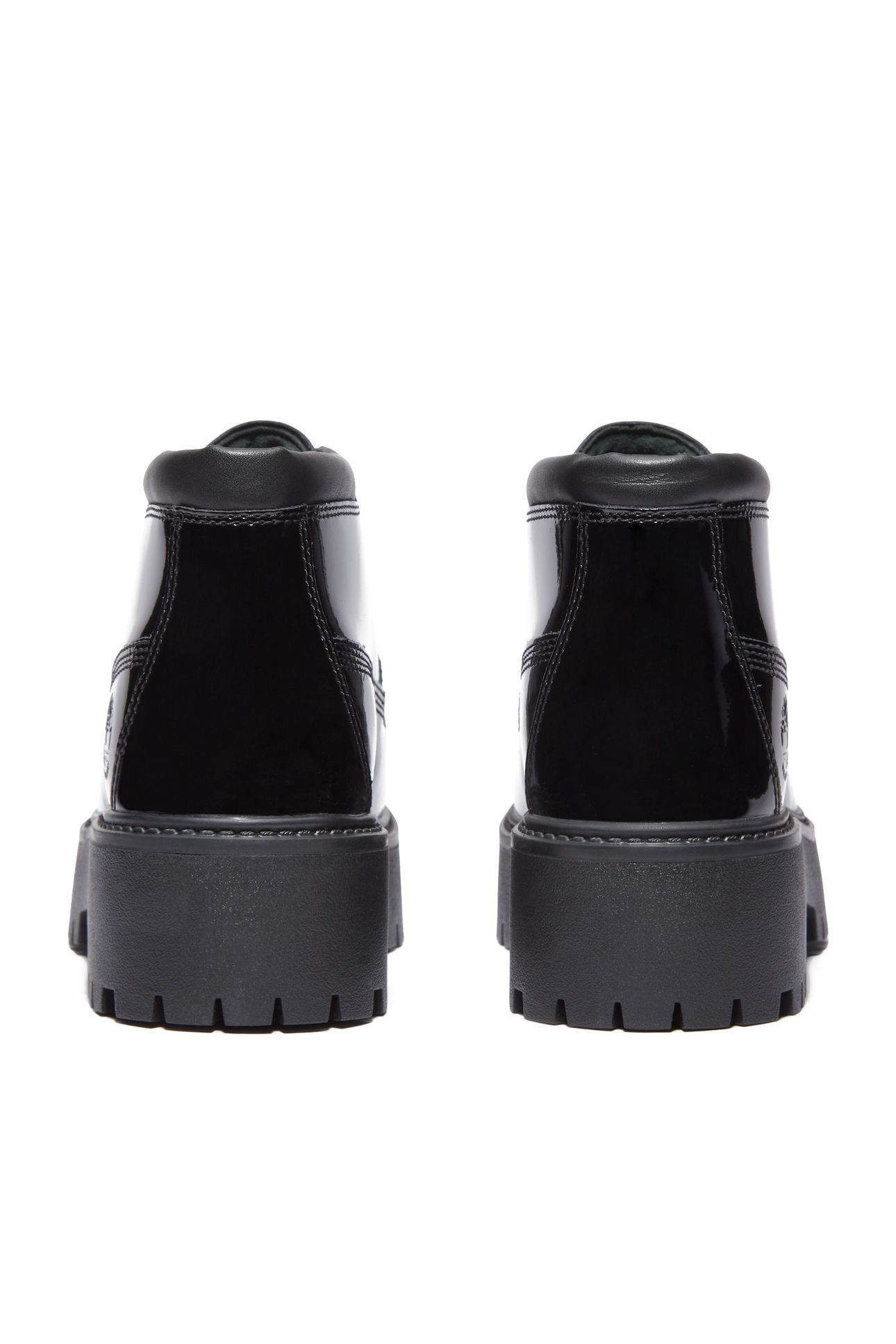 STONE STREET MID LACE UP WATERPROOF BOOT BLACK PATENT LEATHE 4
