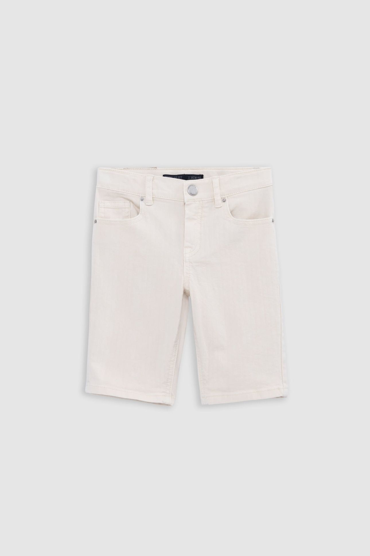 BEIGE REGULAR DENIM BERMUDA SHORTS 1