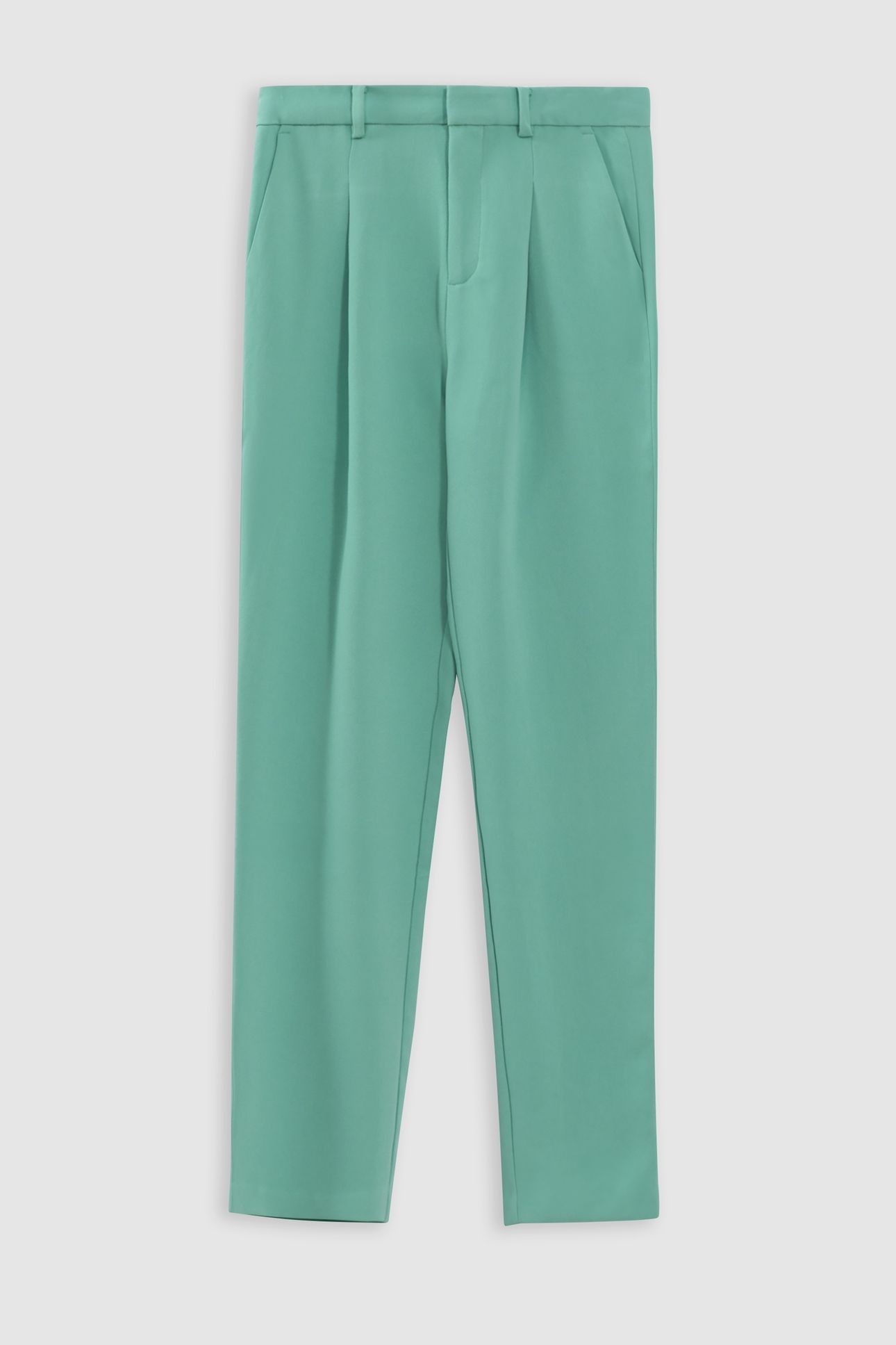 GREEN RECYCLED POLYESTER SUIT PANTS 4
