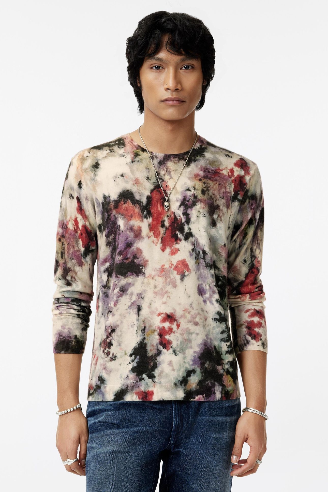 GRANADO REGULAR FIT CREWNECK WITH JAPANE DRY LAVENDER 1