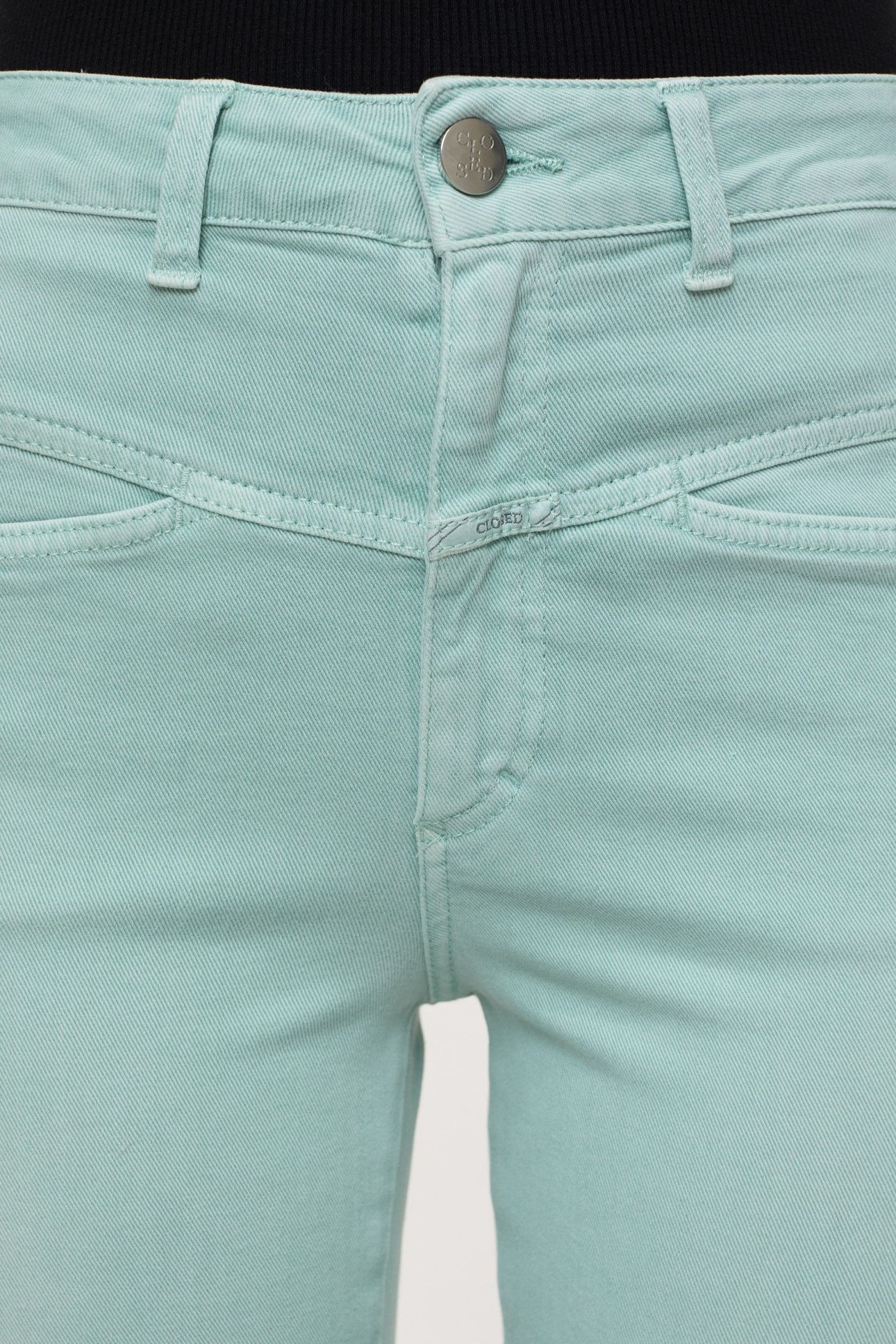 PEDAL PUSHER JEANS GREEN WEED 3