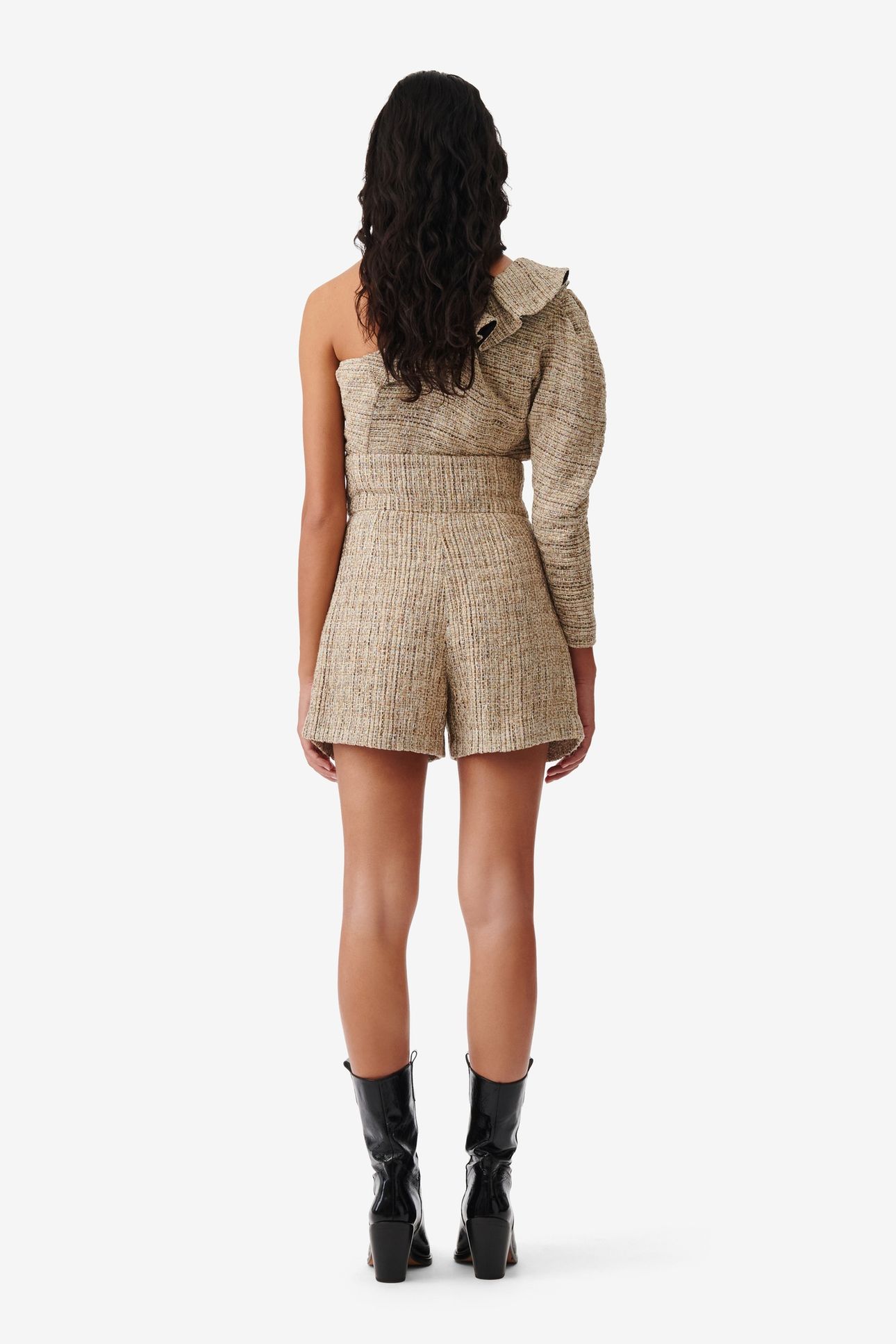 LORMI SHORT MIXED BEIGE 2