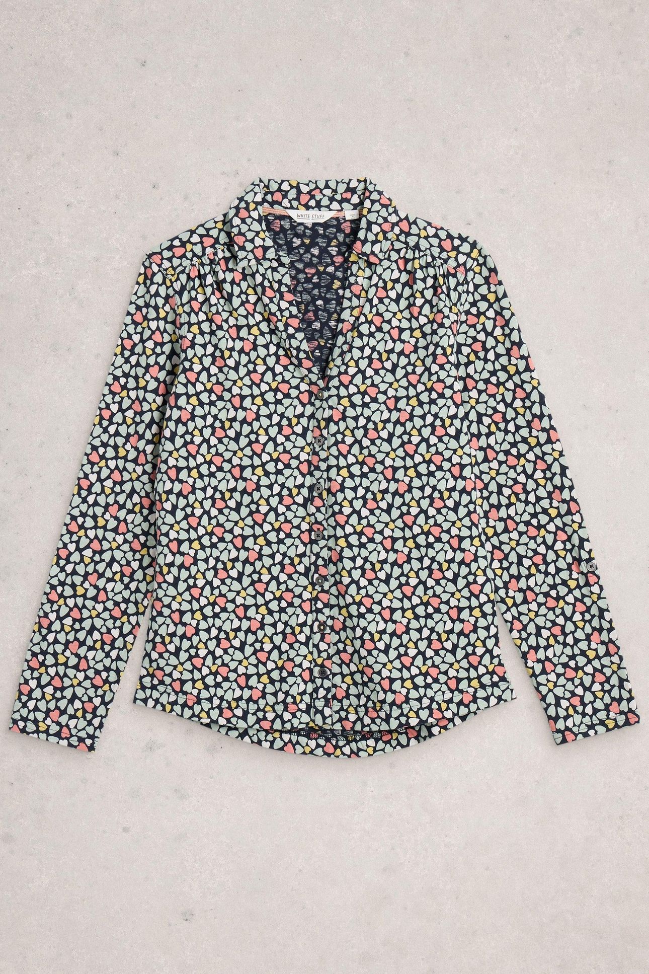 ANNIE JERSEY SHIRT BLUE MULTI 3