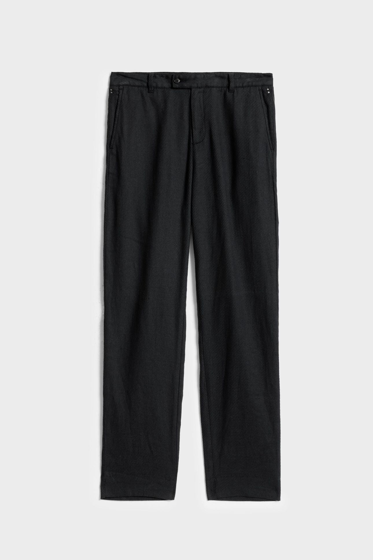 DUNCAN PANTS - EXTENDED WAIST BAND PANTS BLACK 2