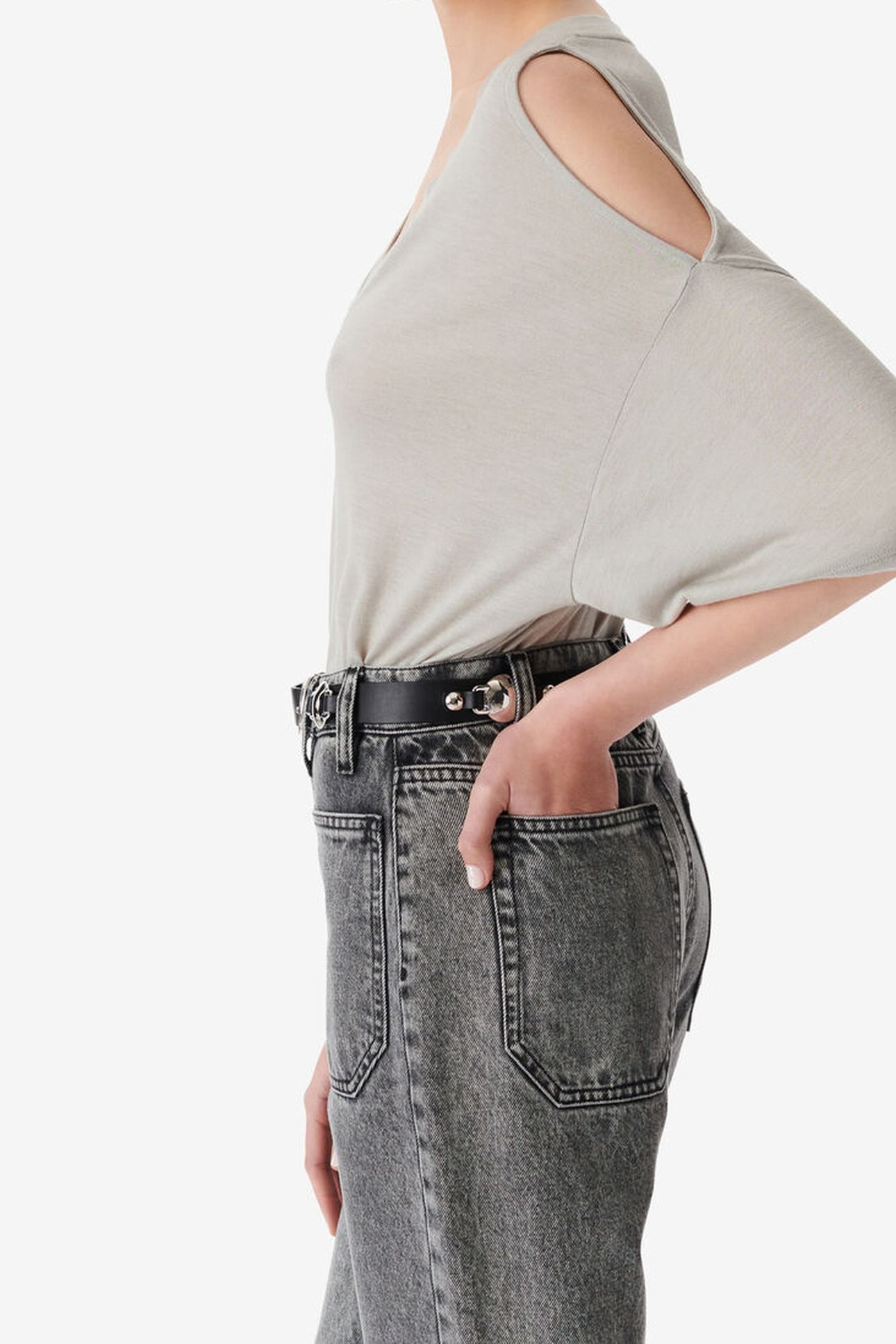 FEHNNO T-SHIRT STONE GREY 4