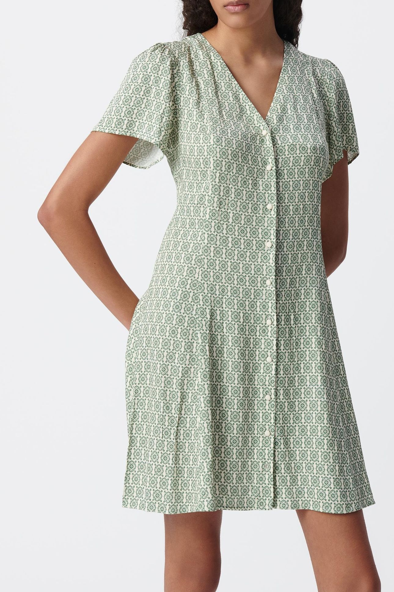 GREEN LENZING™ ECOVERO™ ETHNIC DRESS 2