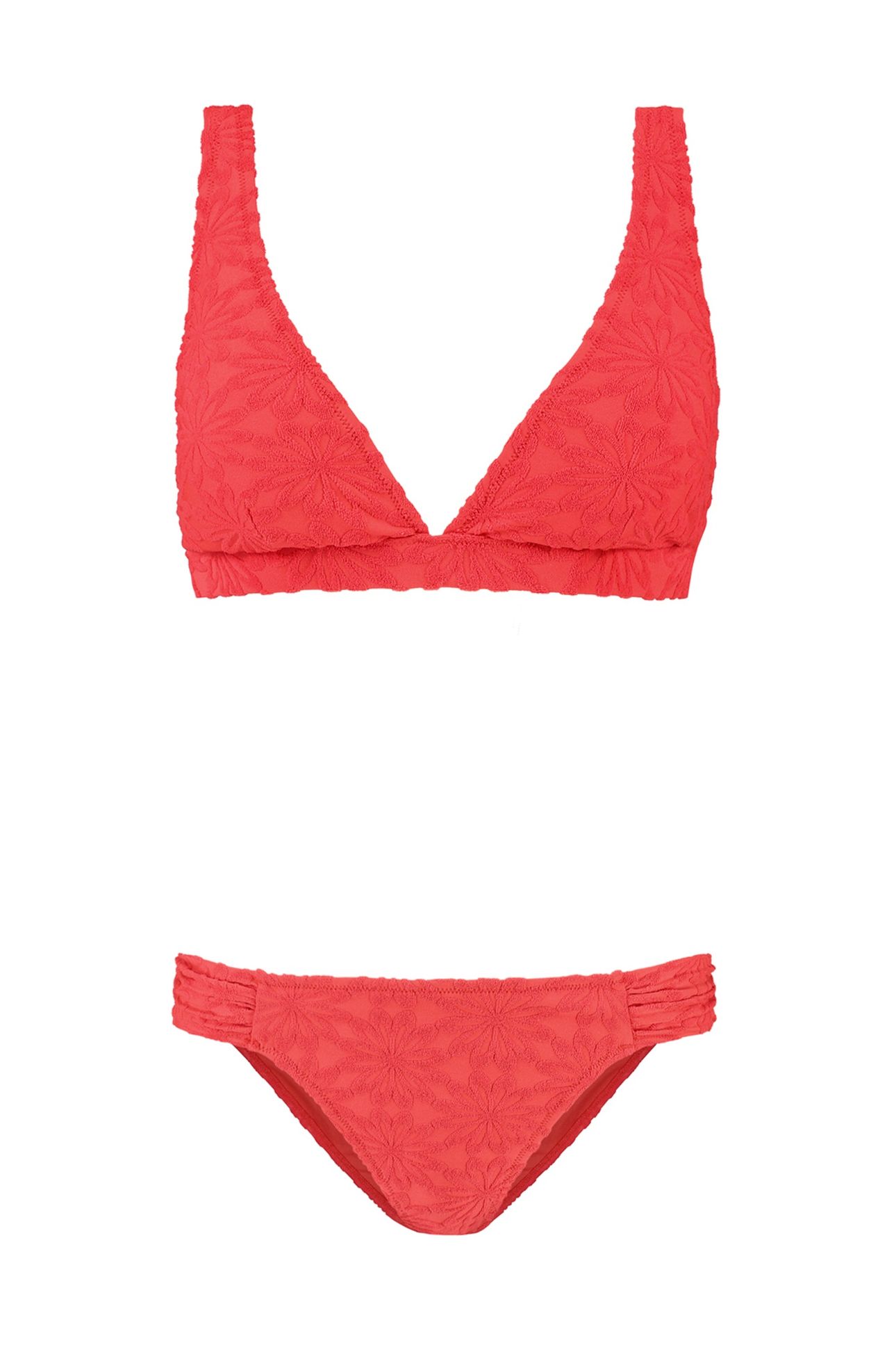 AMY BIKINI SET DAISY STRUCTURE BLOSSOM PINK DAISY 5