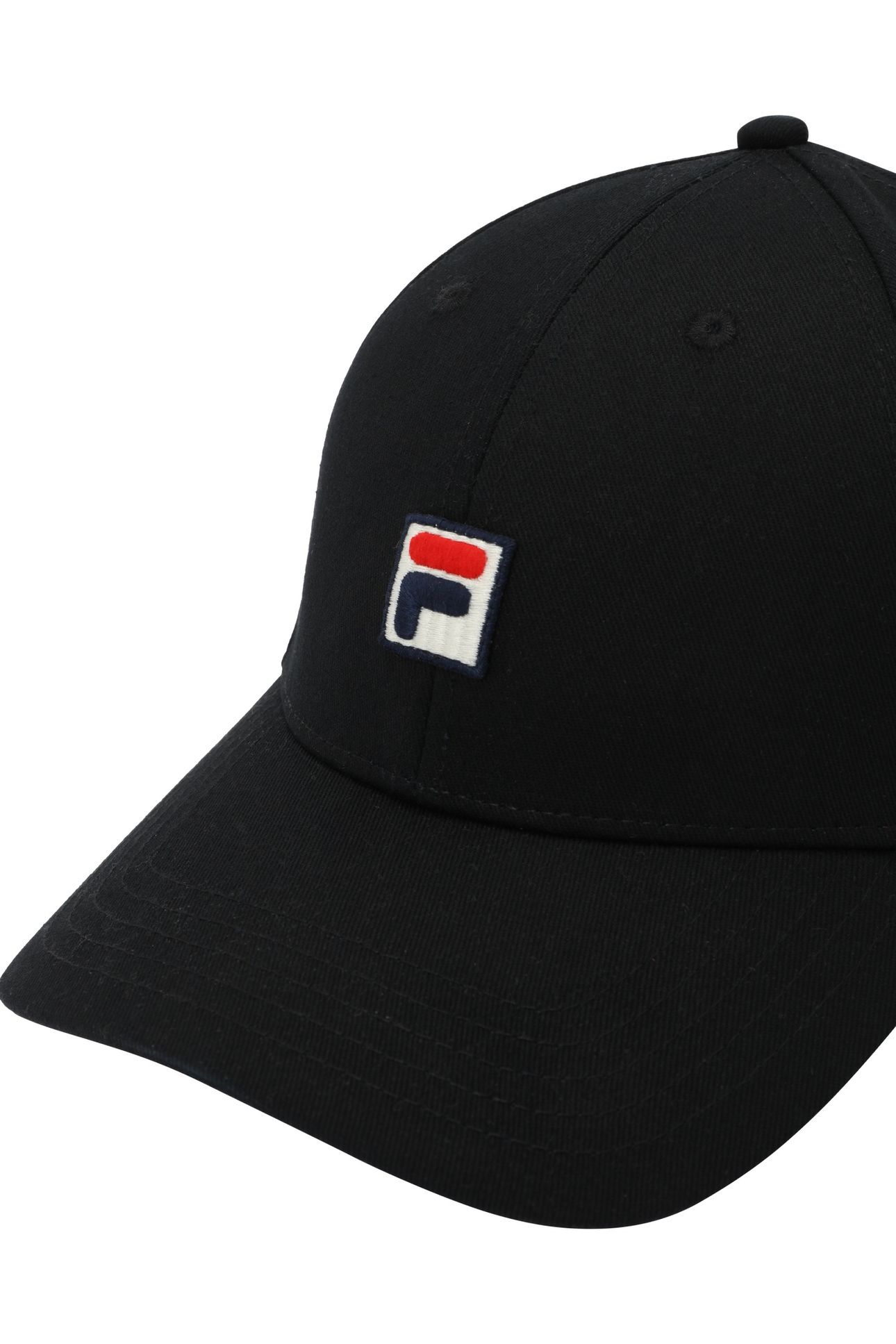 UNISEX BIELLA 6 PANEL LOGO CAP BLACK 3