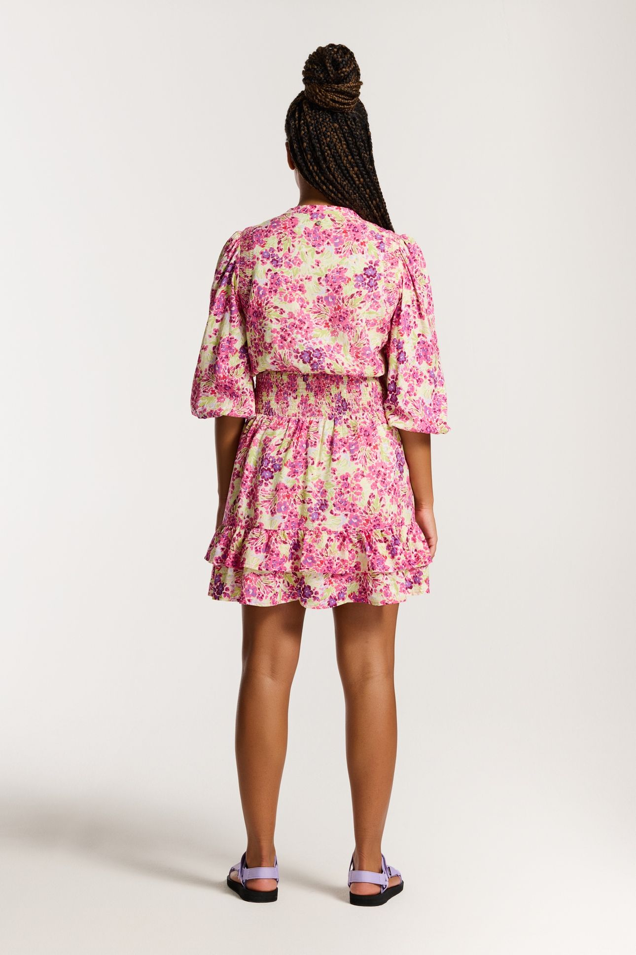 JONI DRESS FLOWER FIELDS PINK FLOWER FIELDS 5