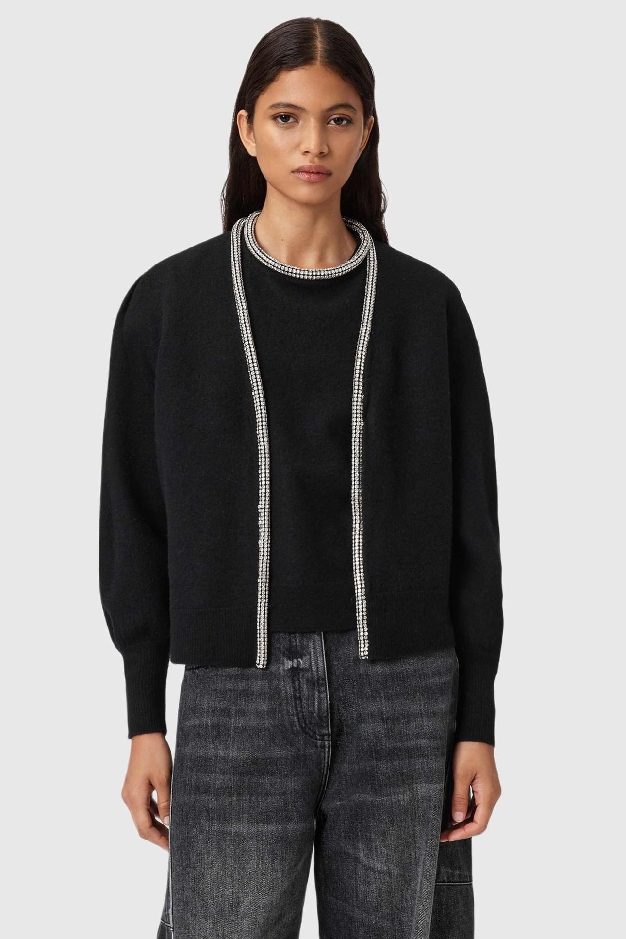 ODELL CARDIGAN BLACK 1