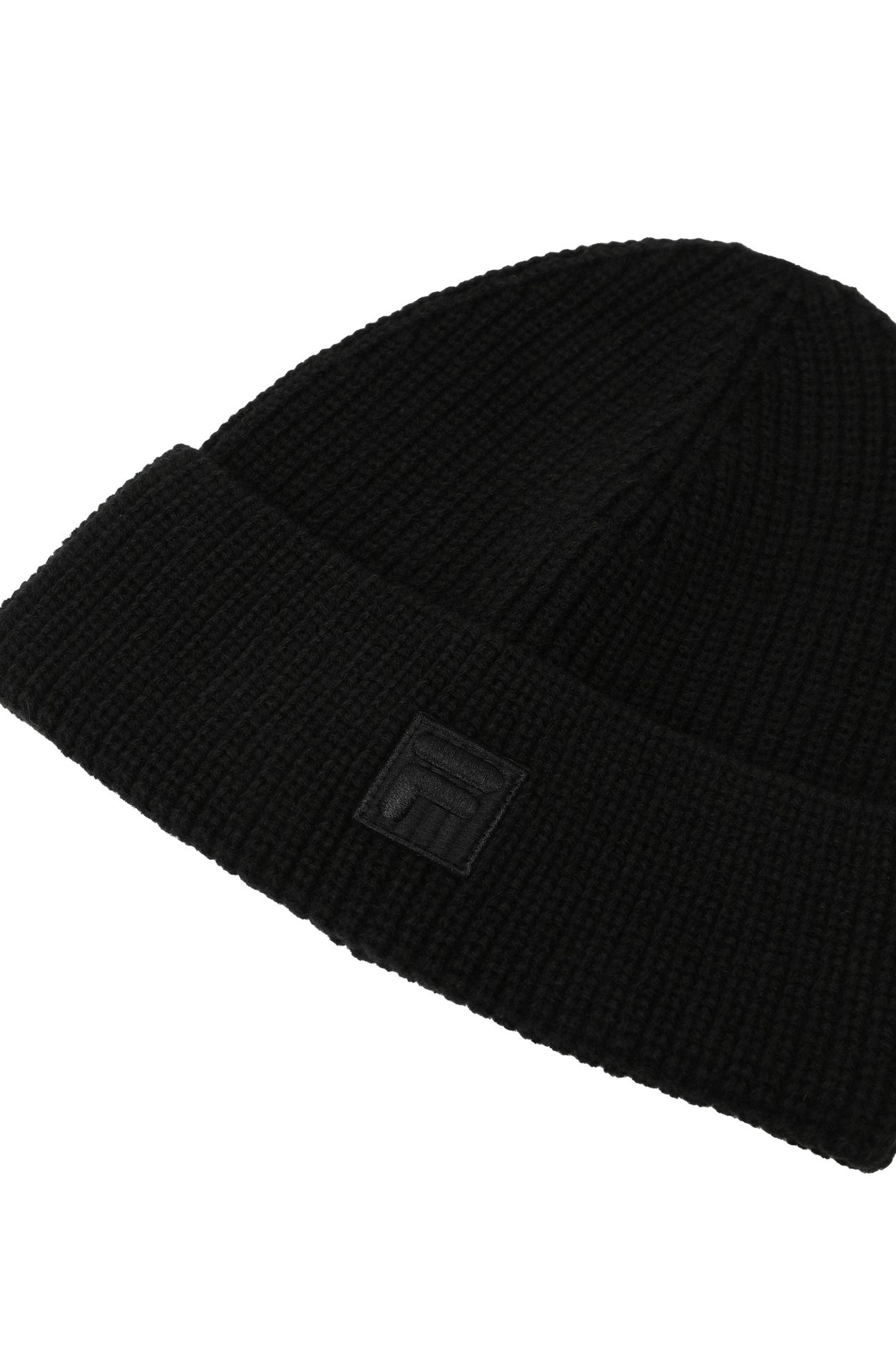 UNISEX SIMONTE HIGH TOP LOGO KNIT BEANIE BLACK 3