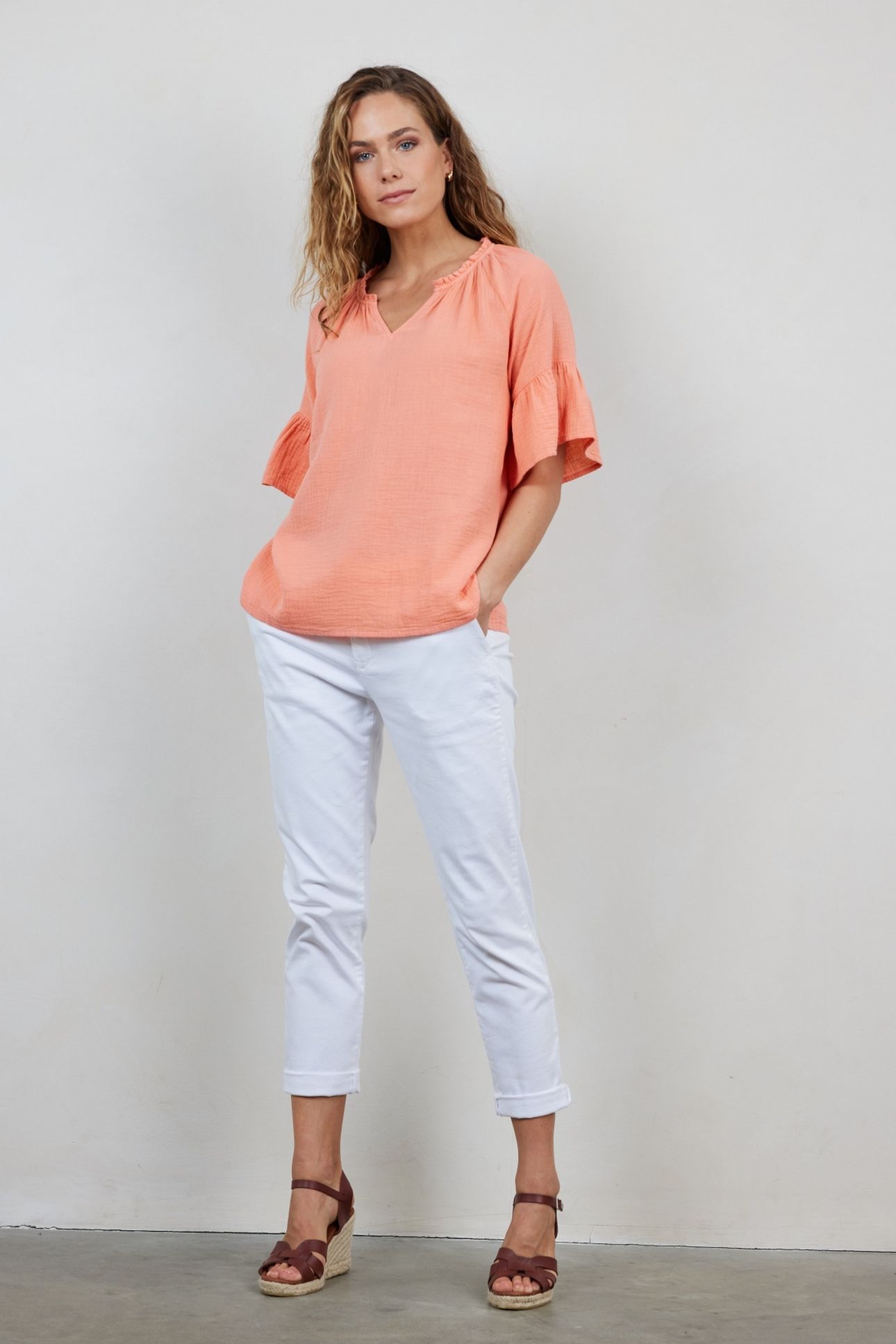 BLOUSE RUBY IN DESERT FLOWER 2