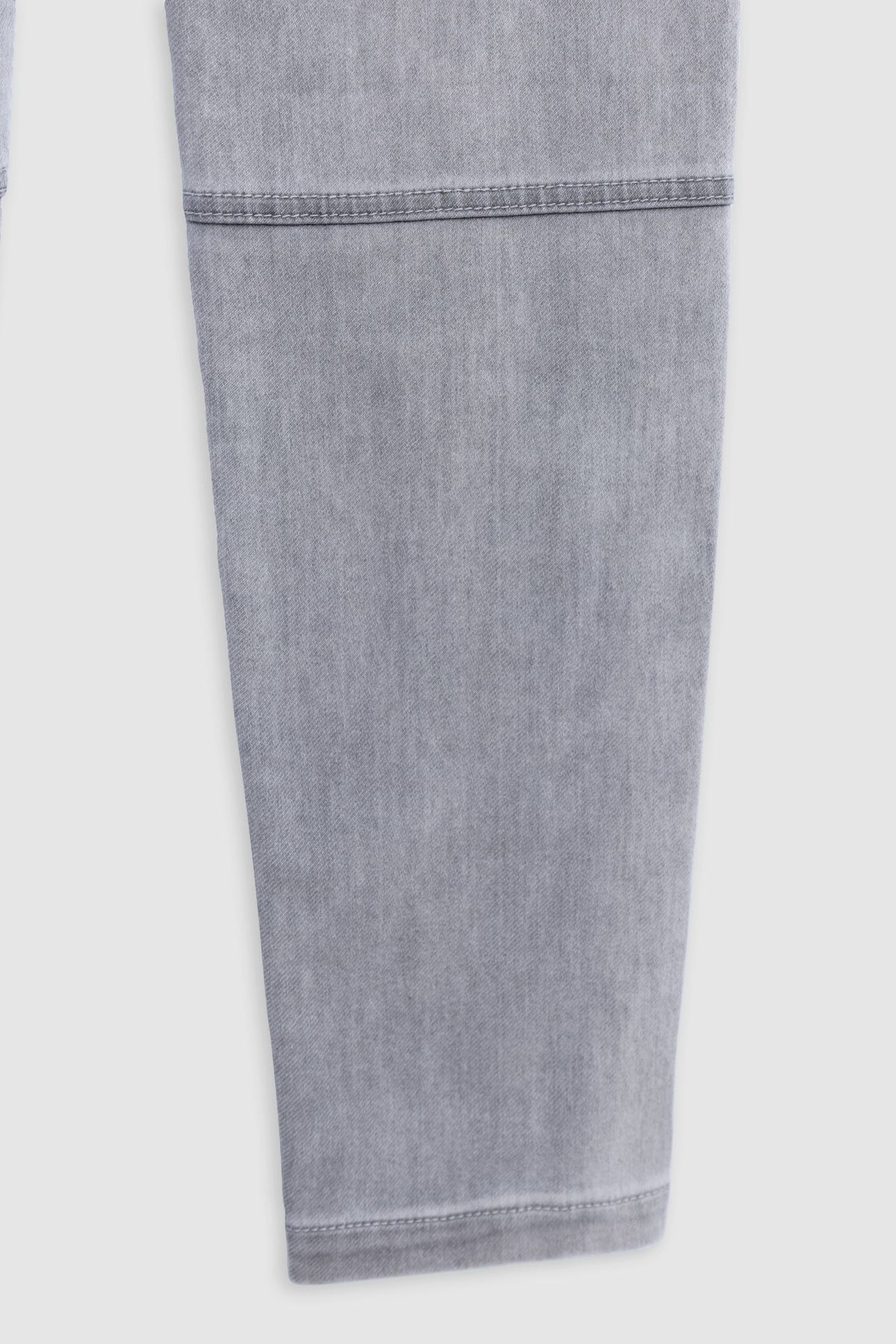 BOY'S GREY CUT-OFF KNEE JOGGER JEANS 6