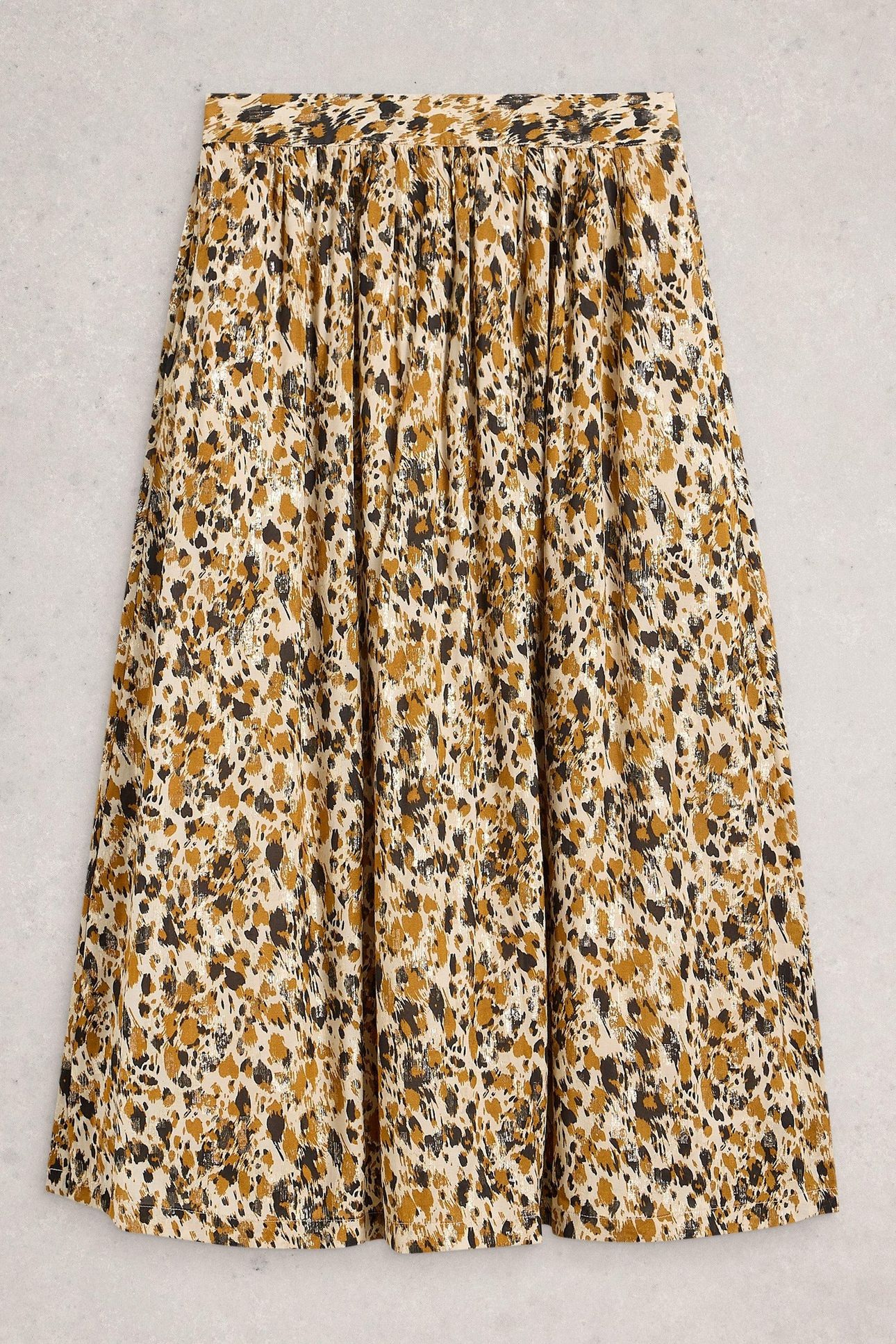 ARI METALLIC SKIRT CHARTREUSE MULTI 3