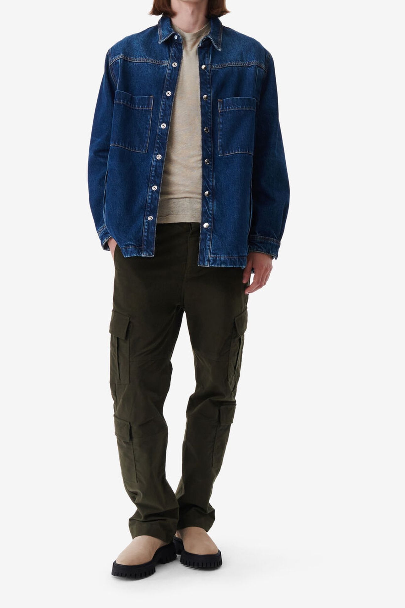KOSSE OVERSHIRT MID BLUE 4