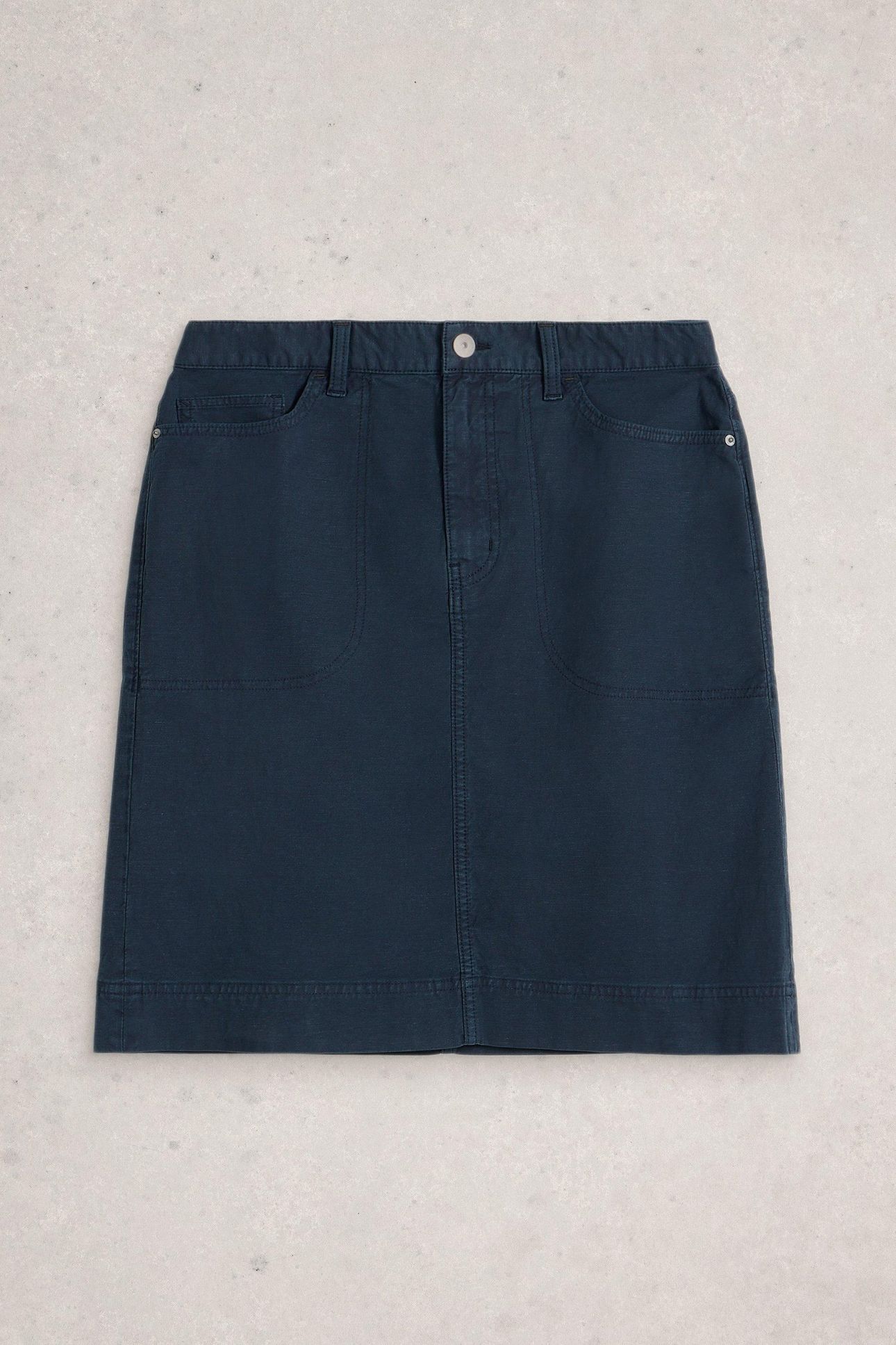 TIA CHINO SKIRT DARK NAVY 4