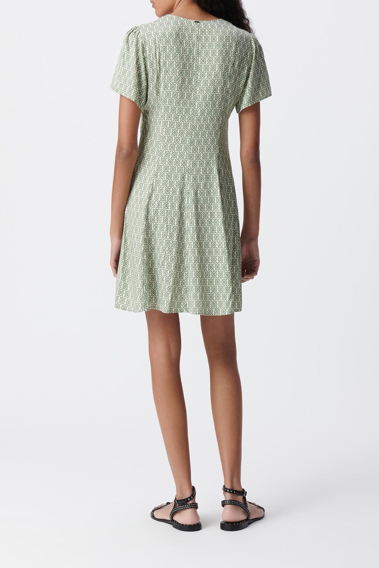 GREEN LENZING™ ECOVERO™ ETHNIC DRESS 3