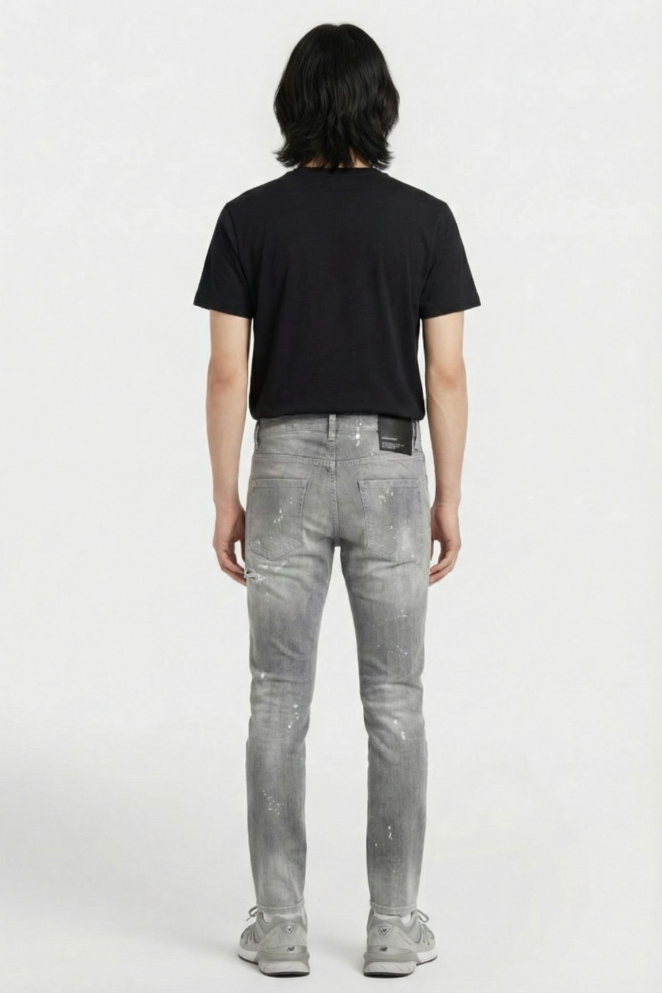 JEANS 5 POCKETS GREY 2