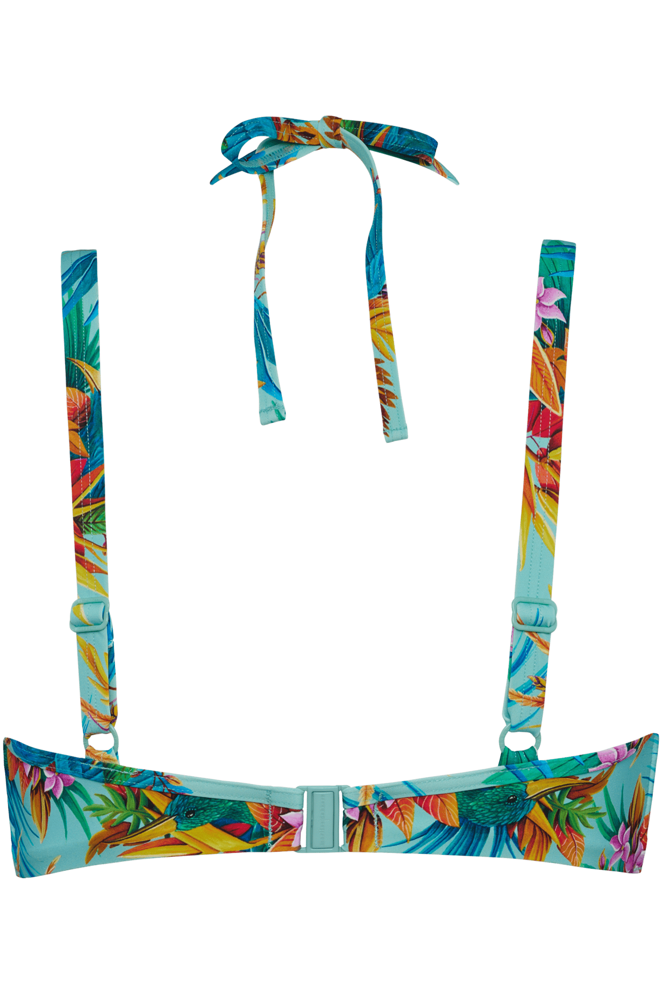 HULA HAKA AQUA SKY PLUNGE BALCONY BIKINI TOP 4