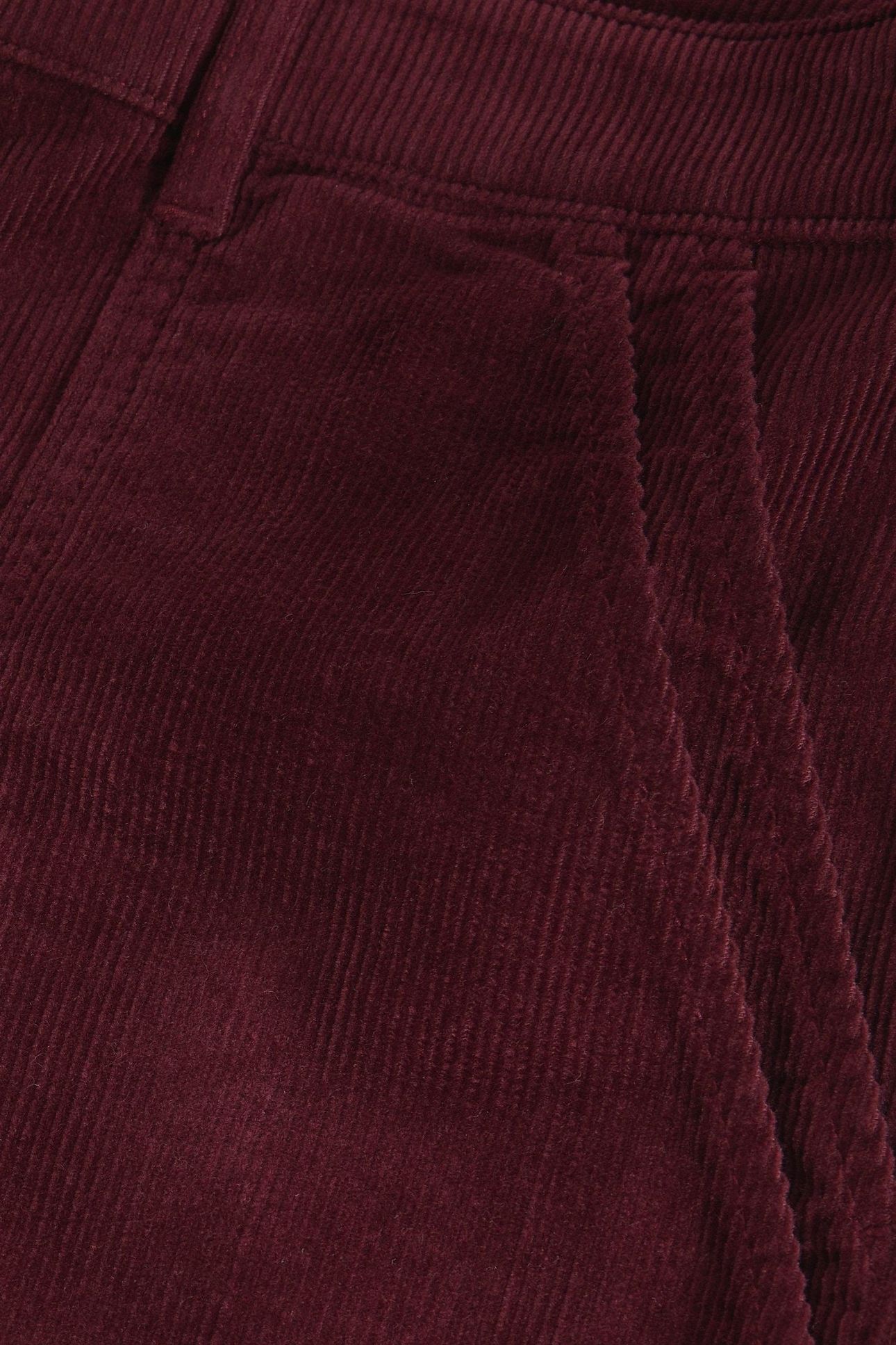 TWISTER CORD TROUSER DARK PLUM 4
