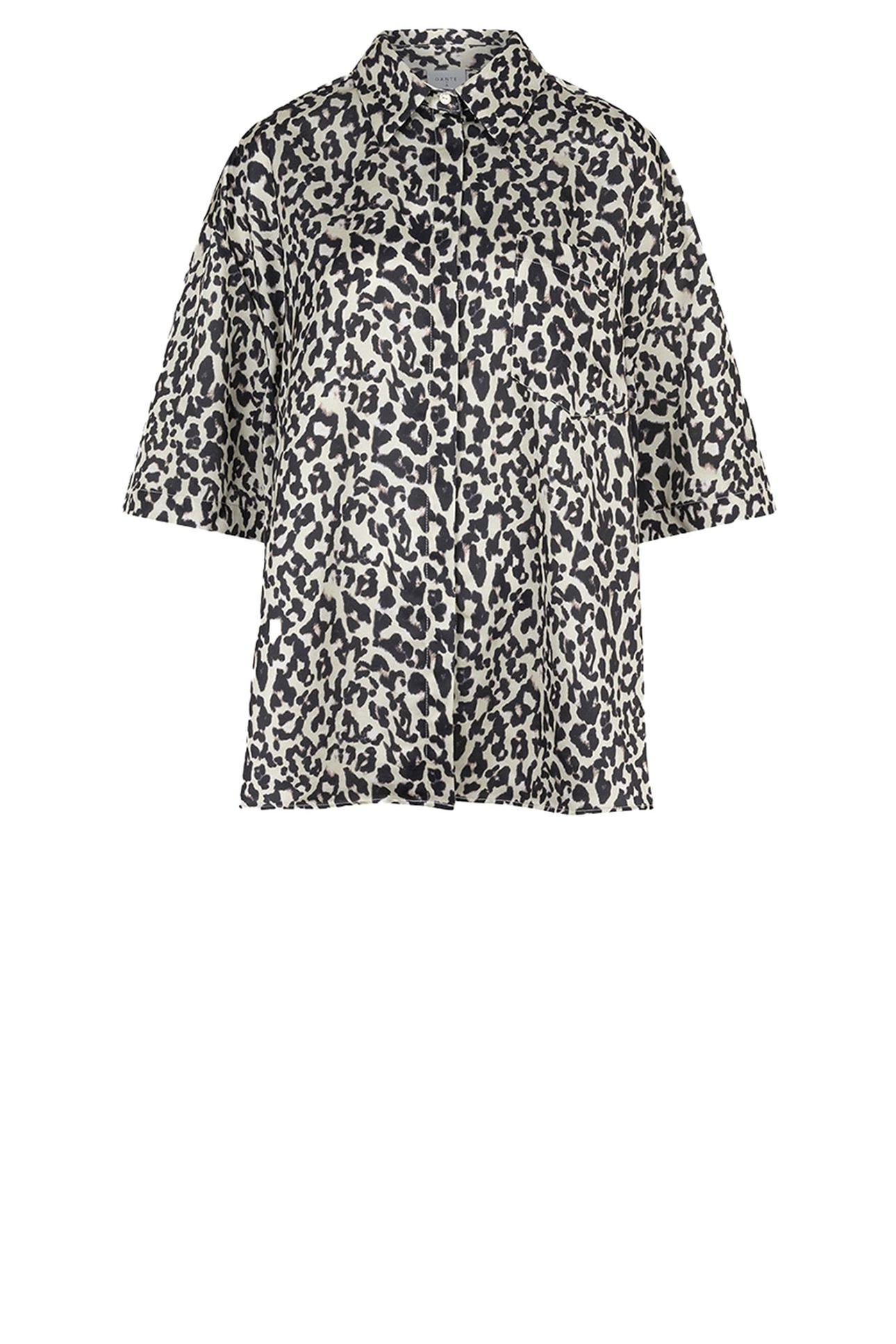 PEJU LEOPARD PRINTED LONG BLOUSE MULTICOLOUR 5