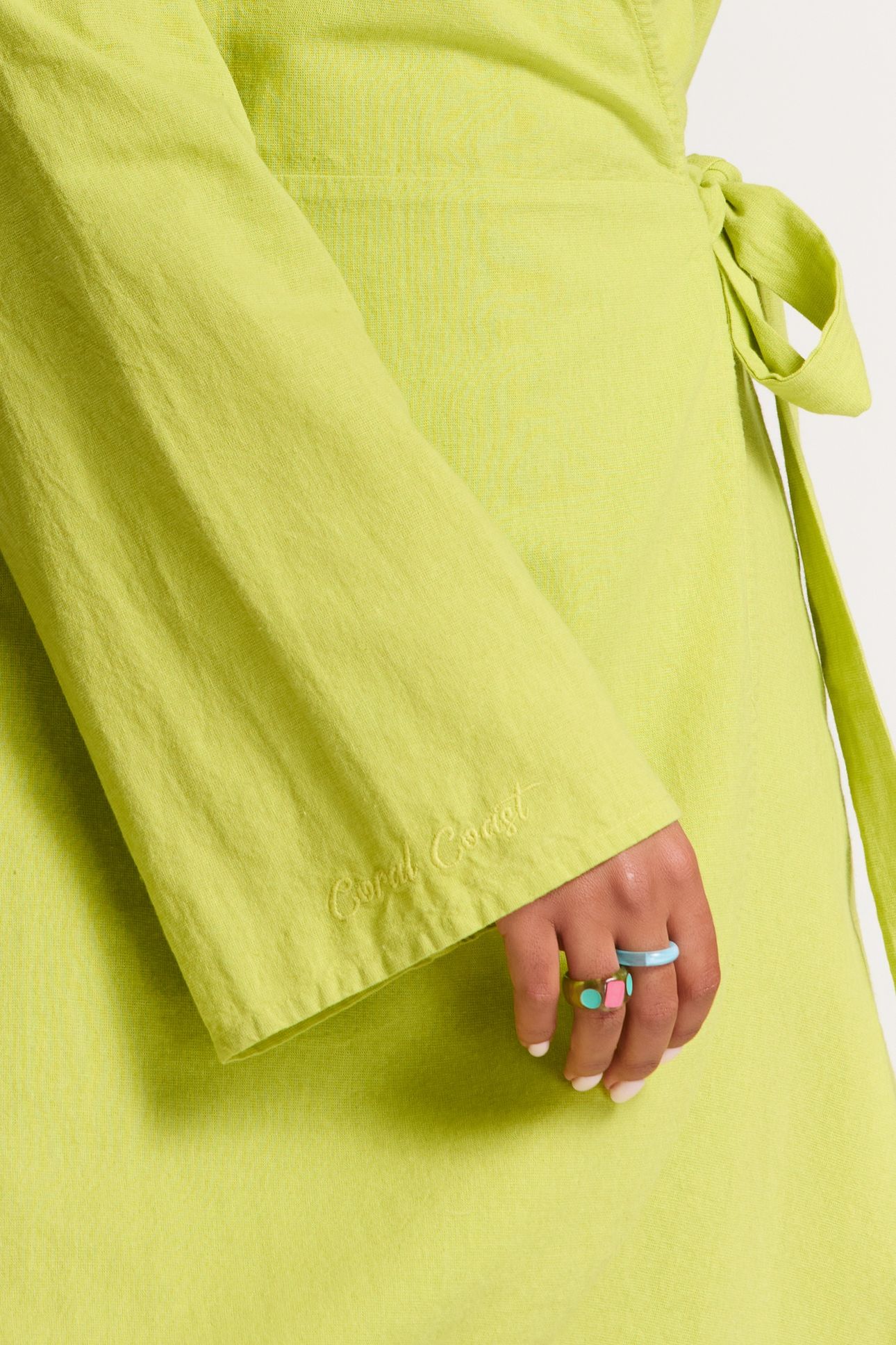 JANELLE DRESS GREEN PISTACHE 7