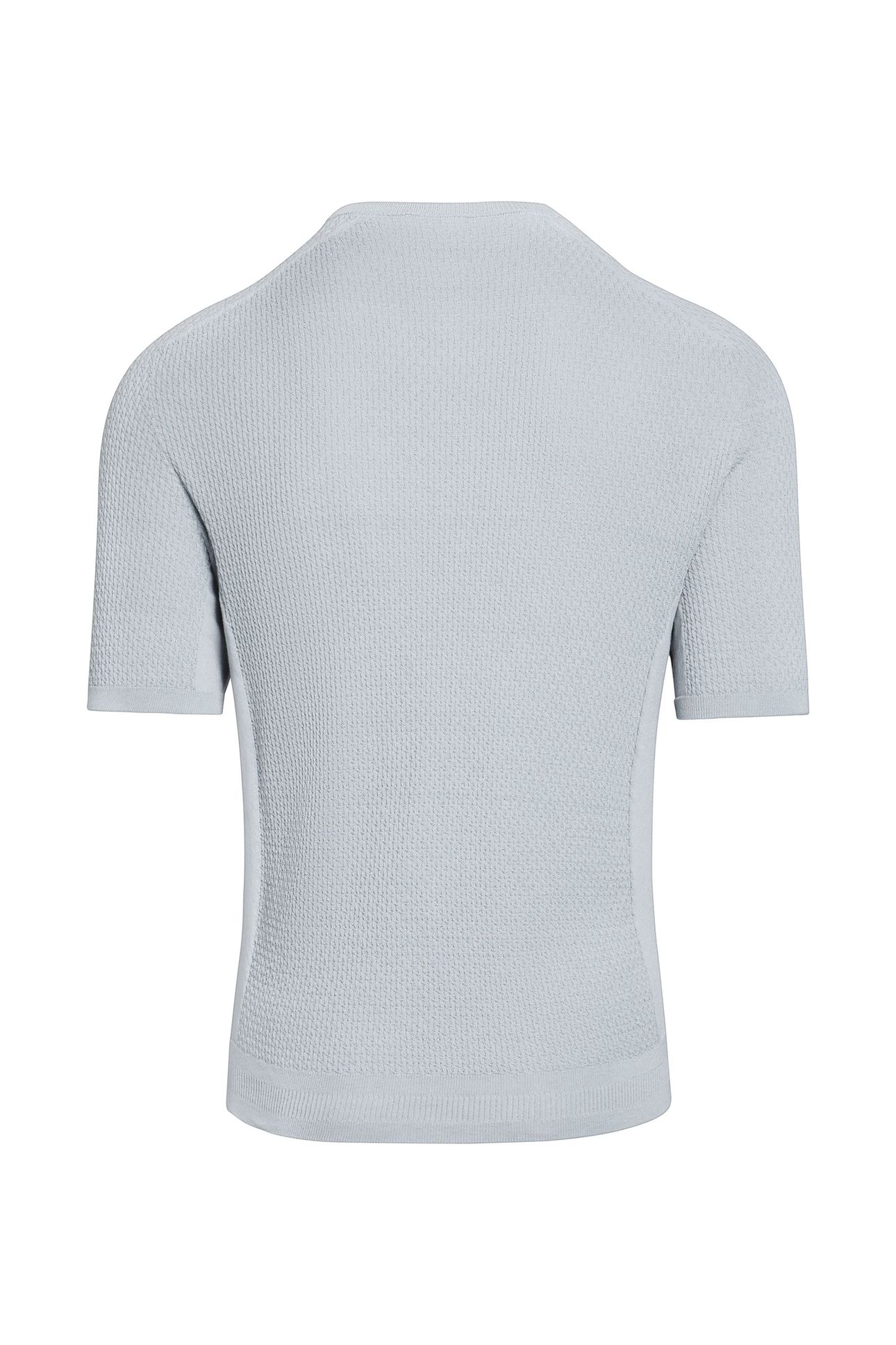 FOSOS V4.Y9.01 FLAT-KNIT-SHIRT CLOUD GREY 2