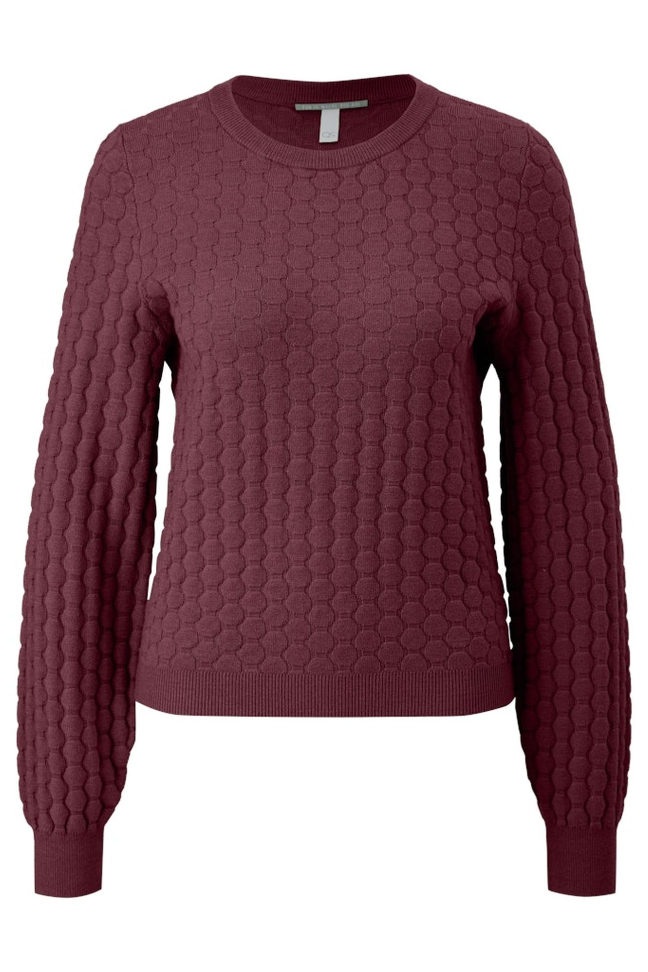 S.OLIVER-QS PULLOVER BURGUNDY 4