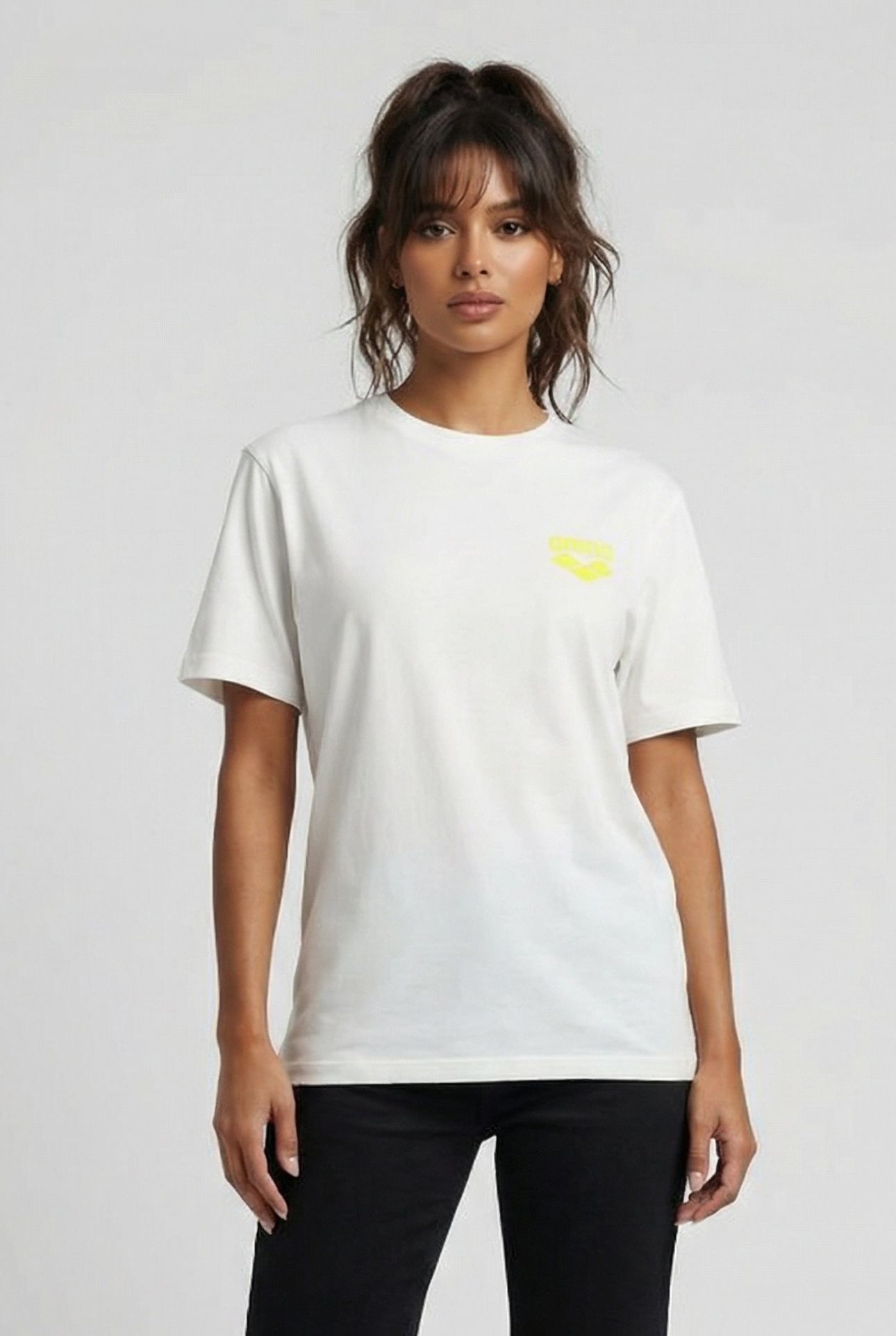 UNISEX T-SHIRT GRAPHICS MPH WHITE-YELLOW 1