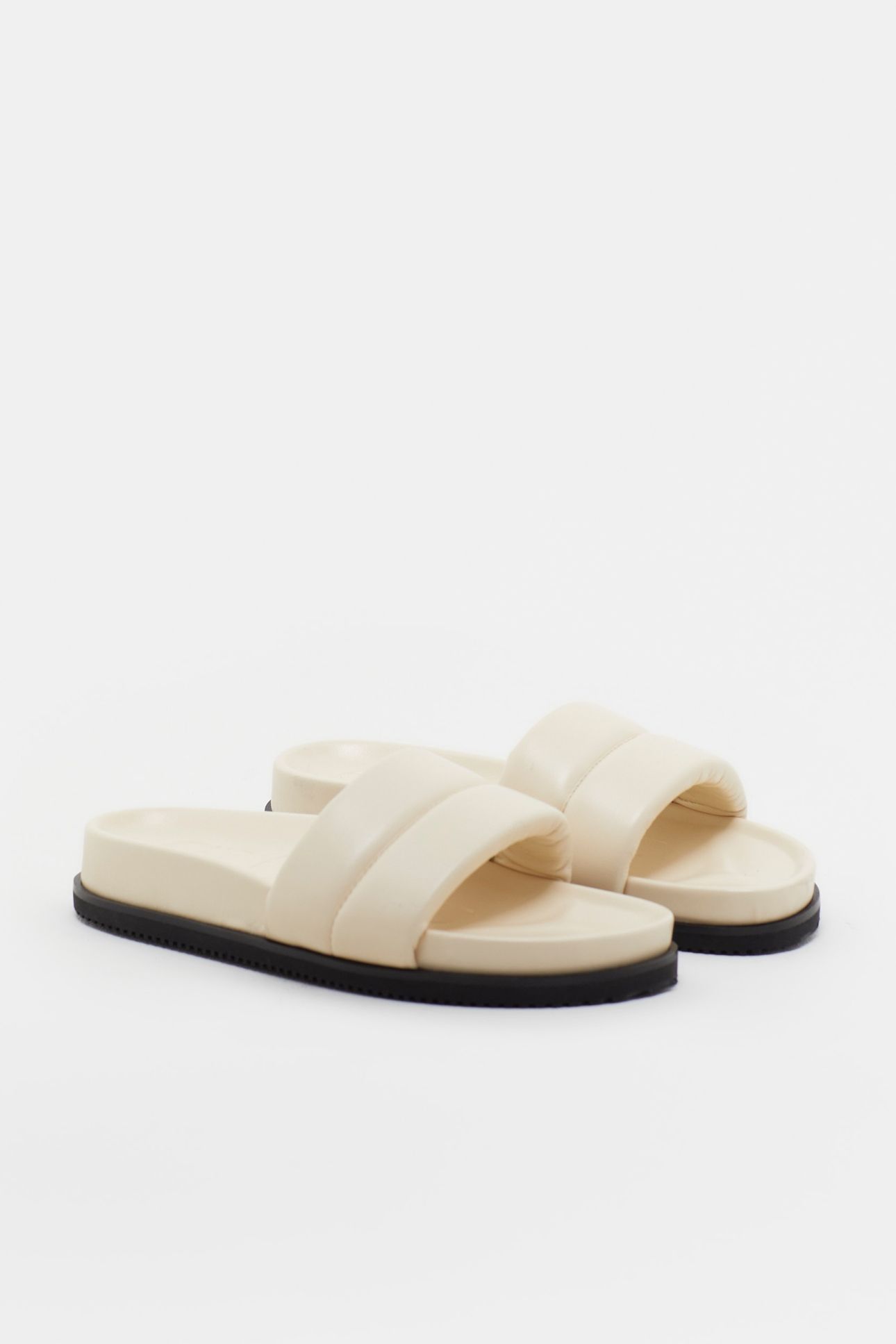 SLIPPER SANDAL SHOES ECRU 3