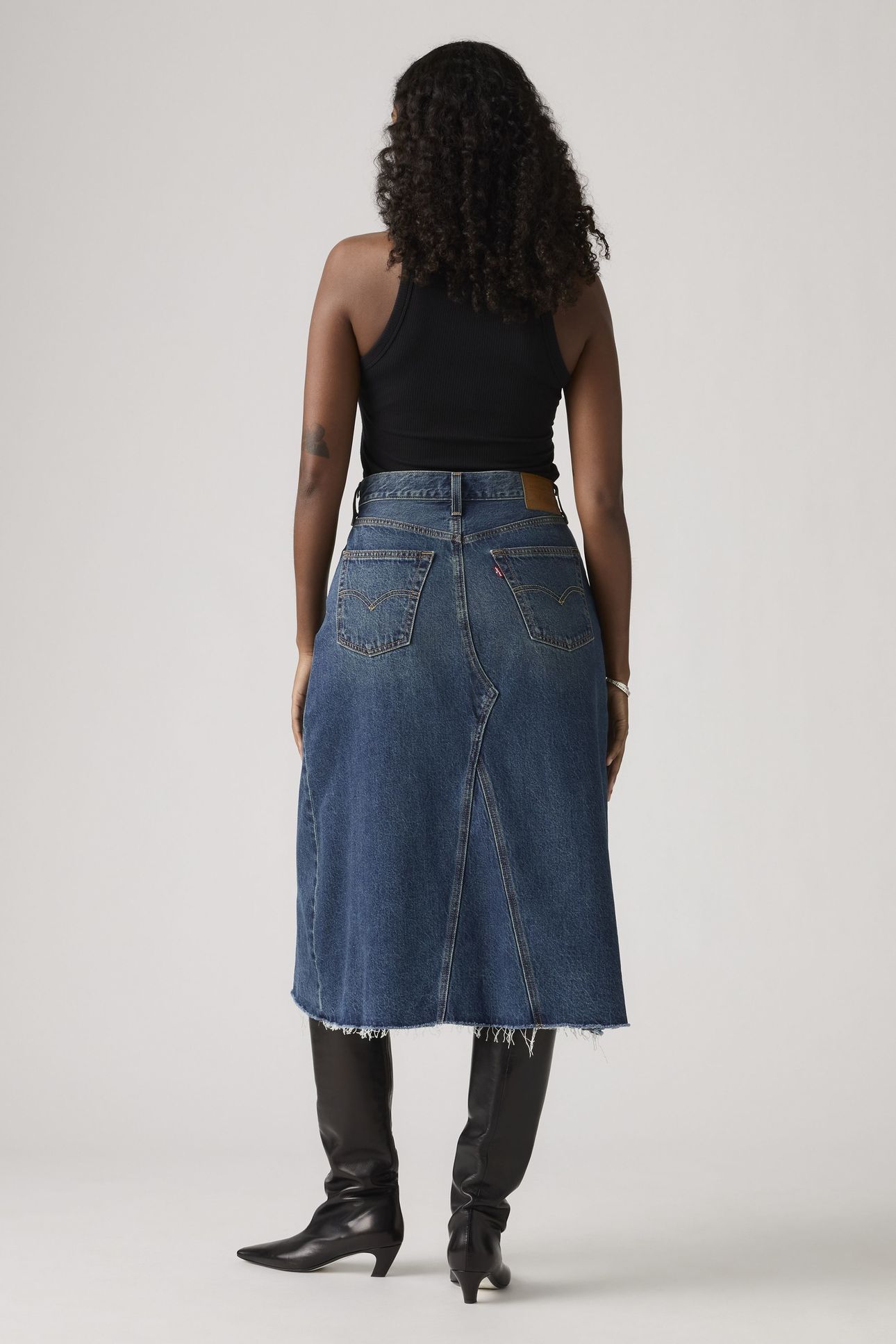 HR A LINE DECON SKIRT HINGED HEART 4
