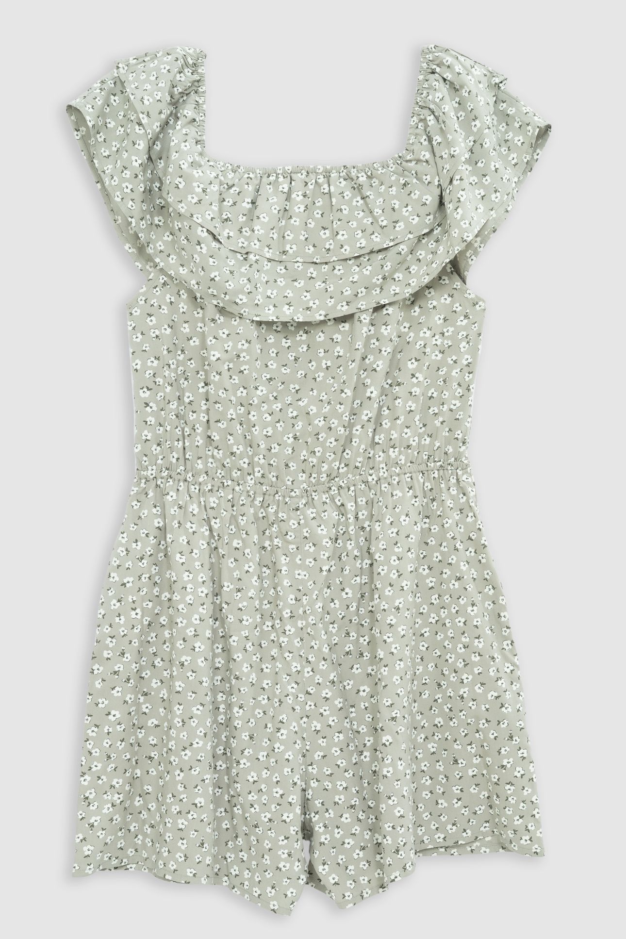 SUMMER GREEN FLORAL PRINT JUMPSUIT 2