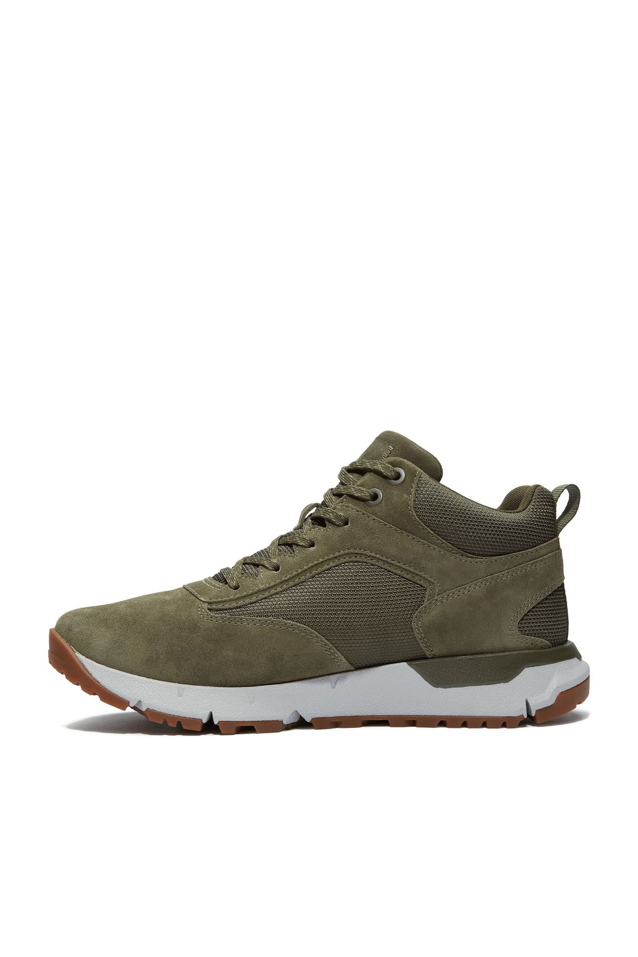 VOYAGER PARK MID LACE UP SNEAKER DARK GREEN SUEDE 4