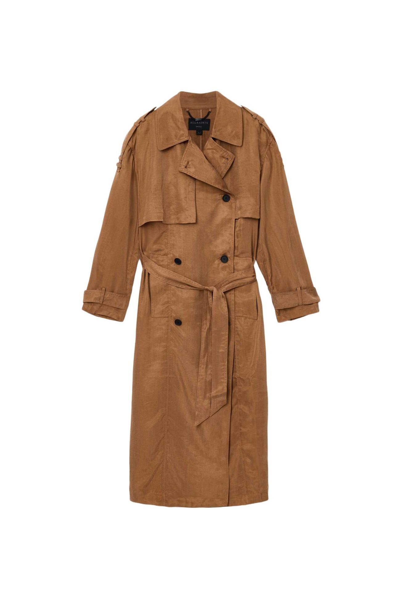 LINNIE TRENCH CARAMEL CAFE BROWN 6